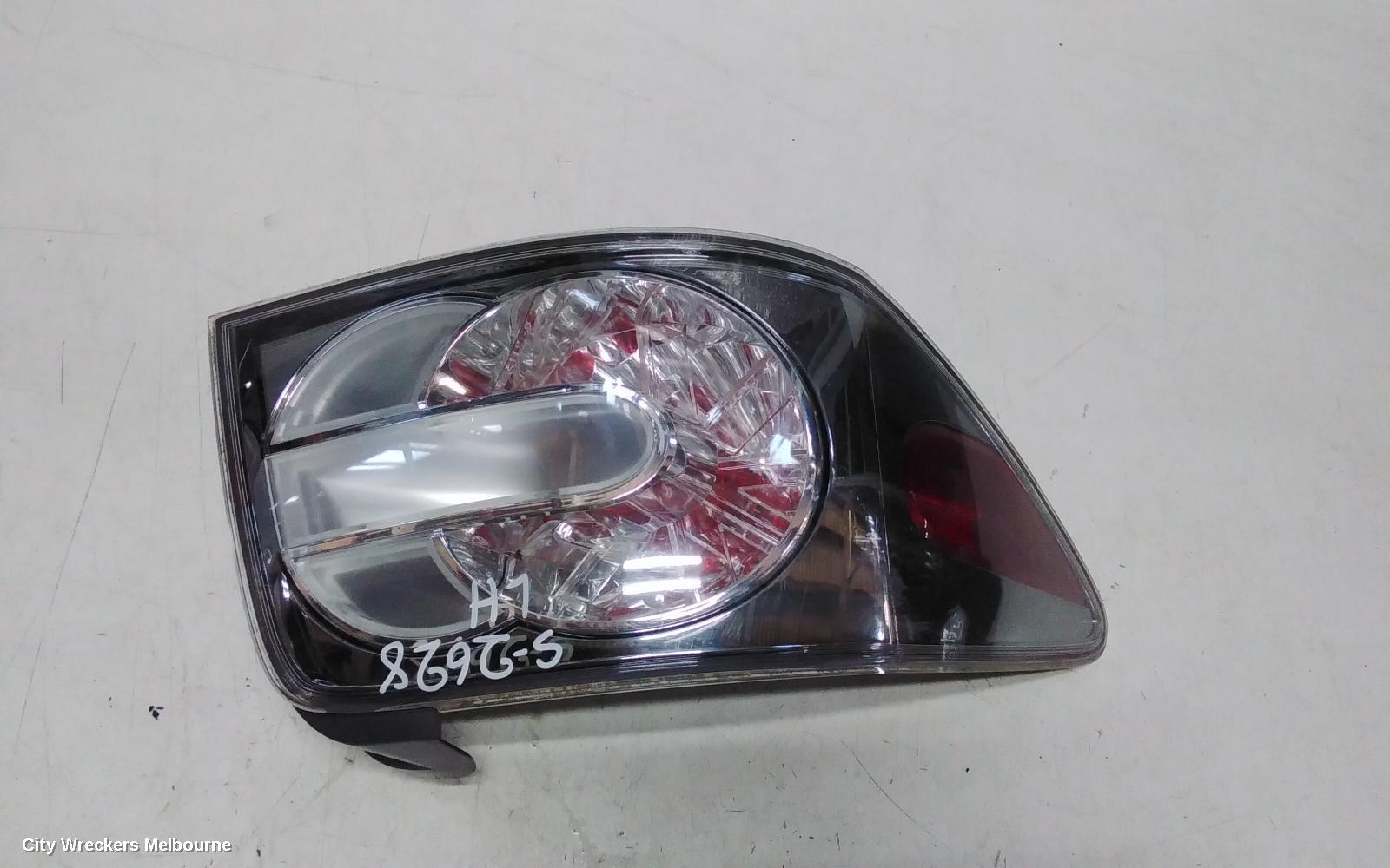 MAZDA CX7 LEFT TAILLIGHT, ER, 06/2009 - 02/2012