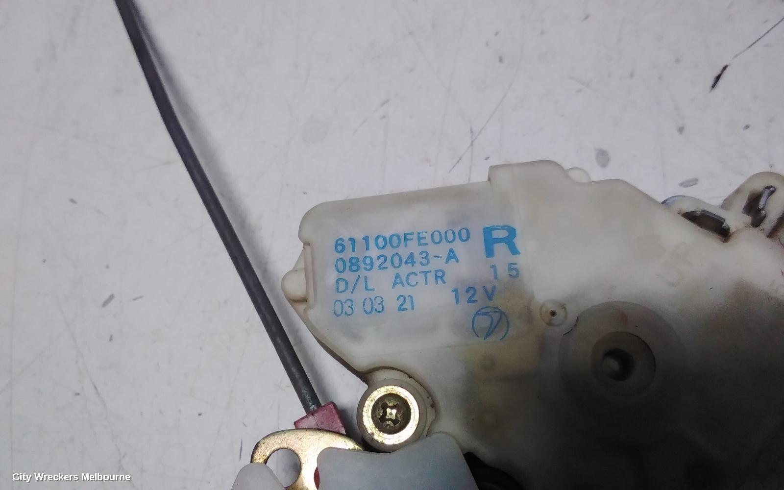 SUBARU IMPREZA DOOR/BOOT/GATE LOCK, RIGHT FRONT DOOR LOCK, 11/2002 - 09/2005