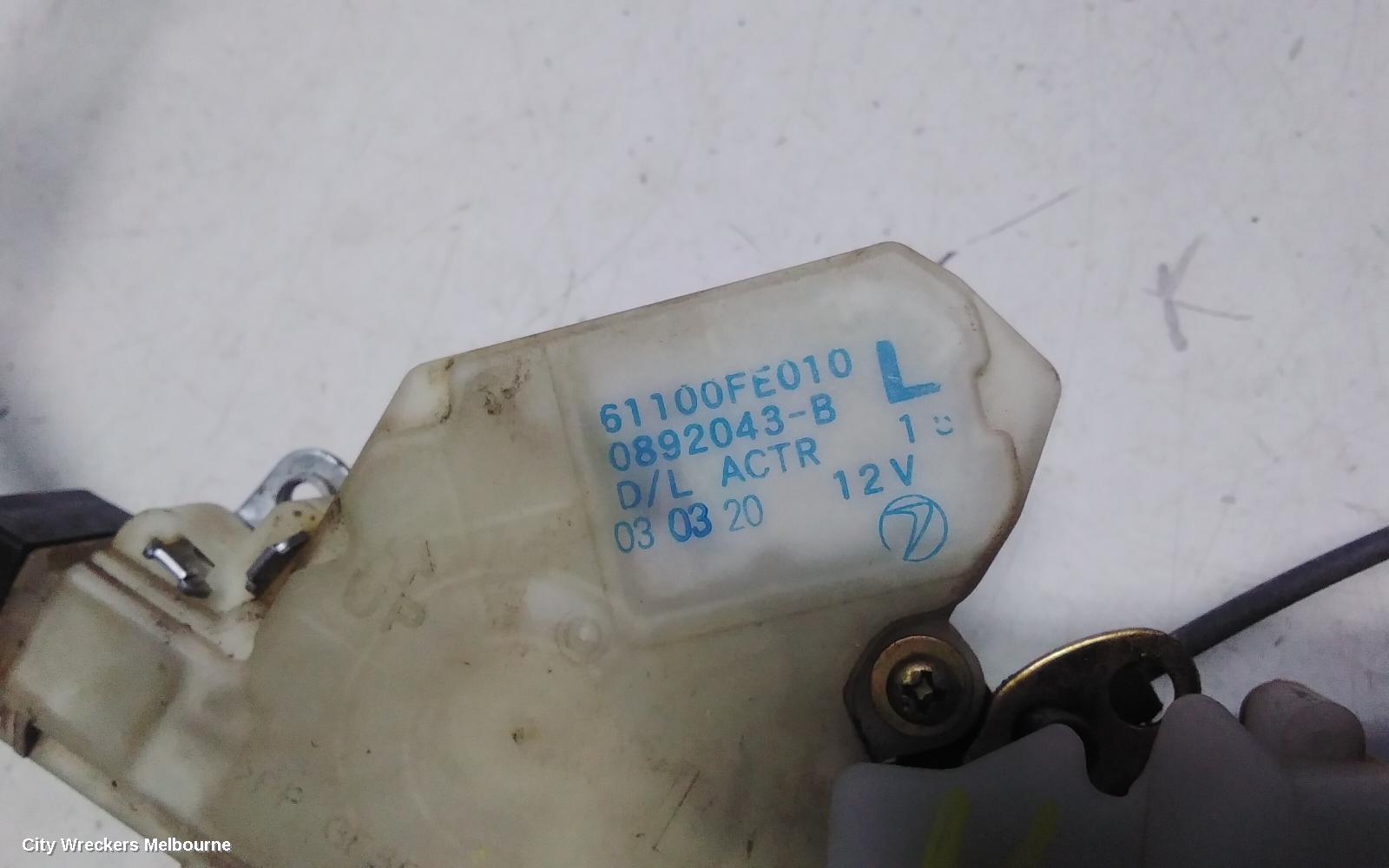 SUBARU IMPREZA DOOR/BOOT/GATE LOCK, LEFT FRONT DOOR LOCK, 11/2002 - 09/2005
