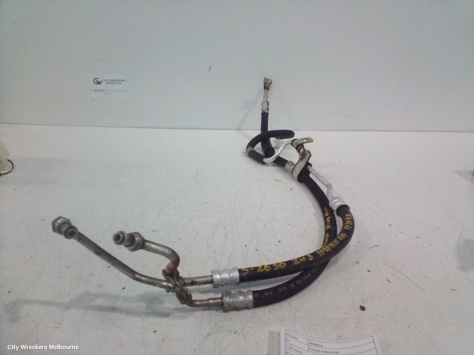 SUBARU IMPREZA POWER STEER HOSE, 11/2002 - 06/2005
