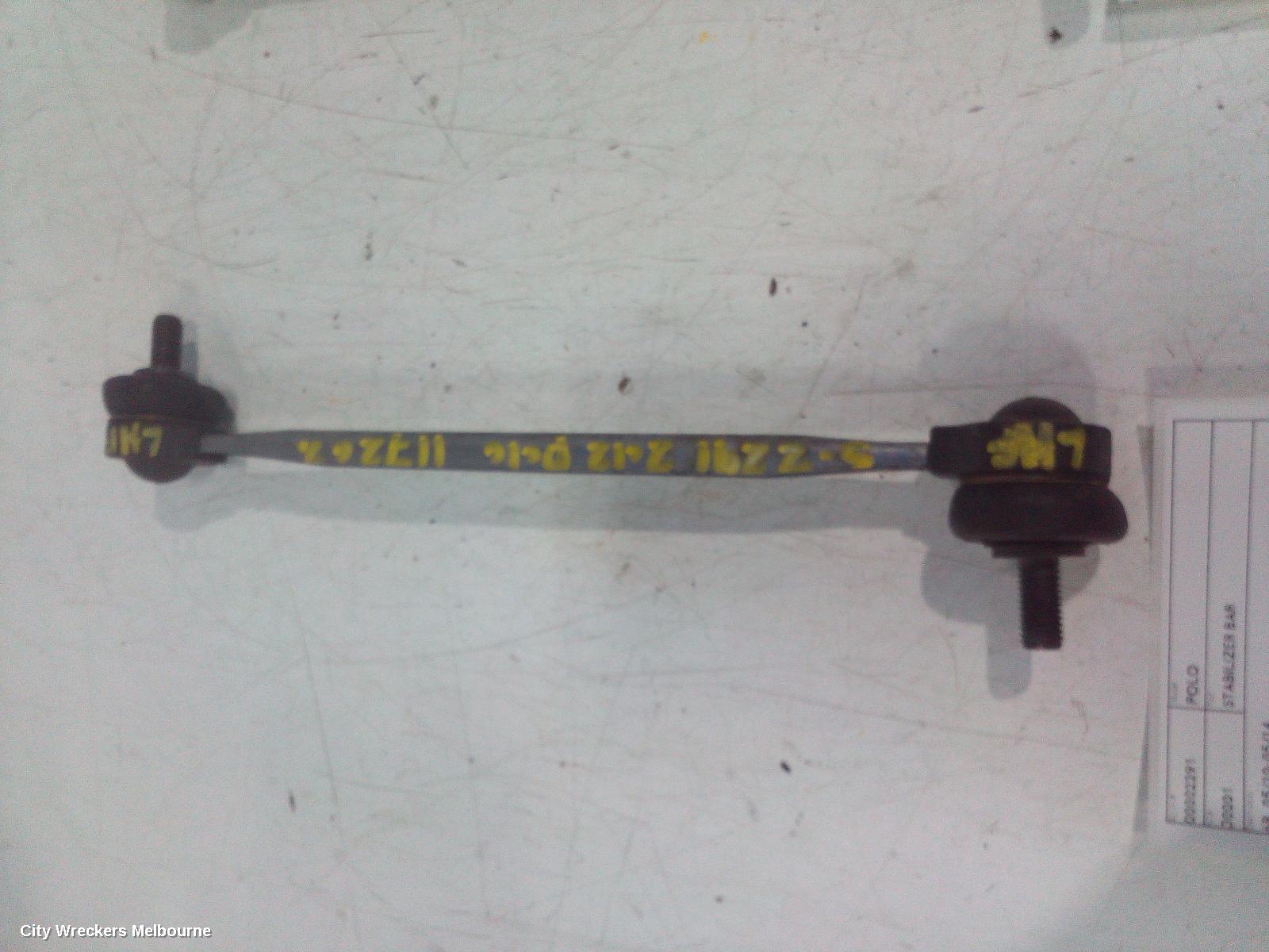 VOLKSWAGEN POLO STABILISER BAR, 6R, 05/2010 - 05/2014