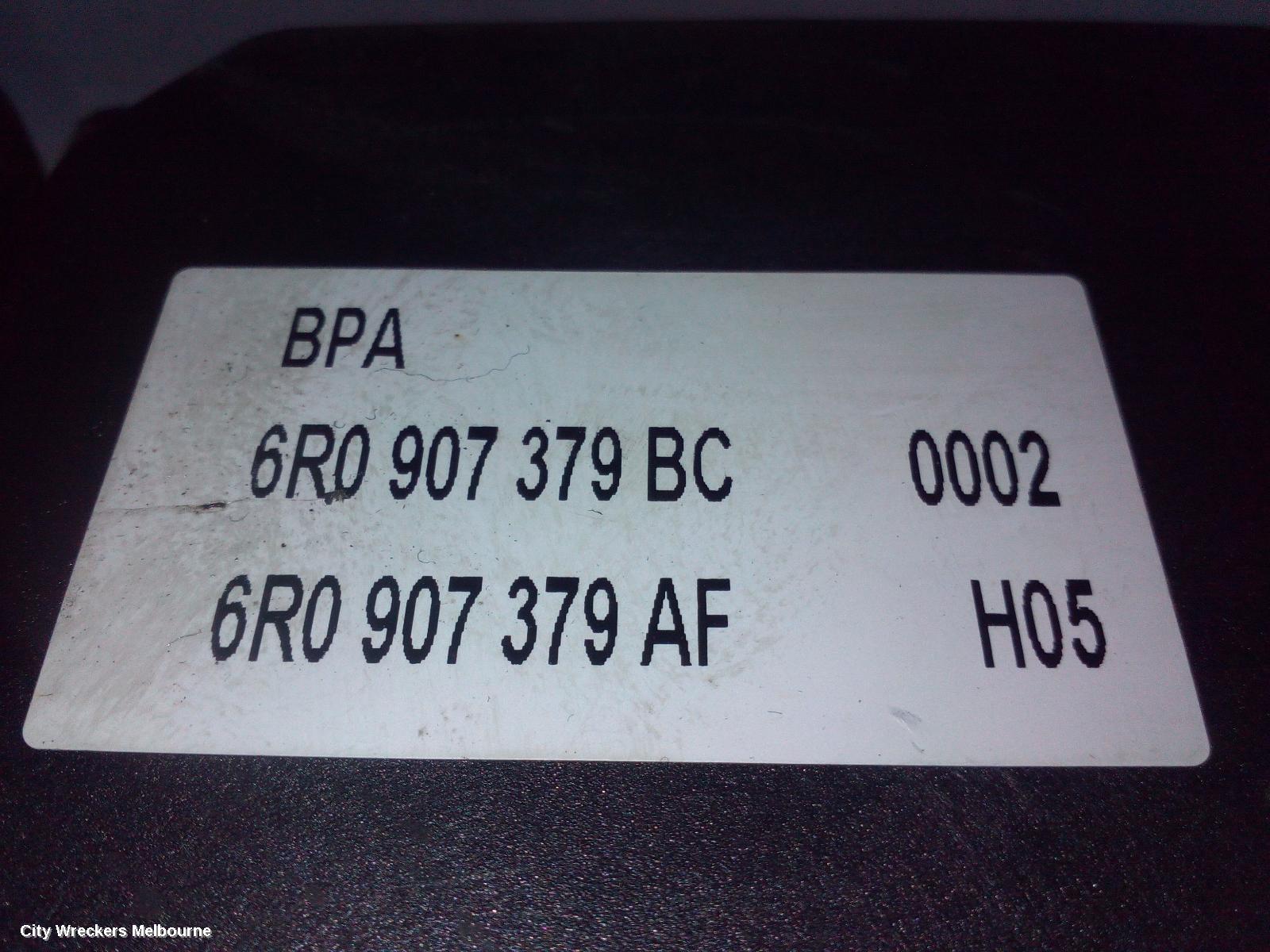 VOLKSWAGEN POLO ABS PUMP/MODULATOR, 6R, P/N 6R0907379BC, 05/2010 - 09/2017