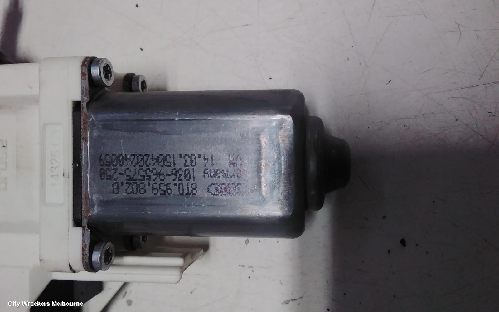 AUDI A5 RIGHT FRONT WINDOW REG/MOTOR, 8T, A5, HATCH, 08/2011 - 11/2016