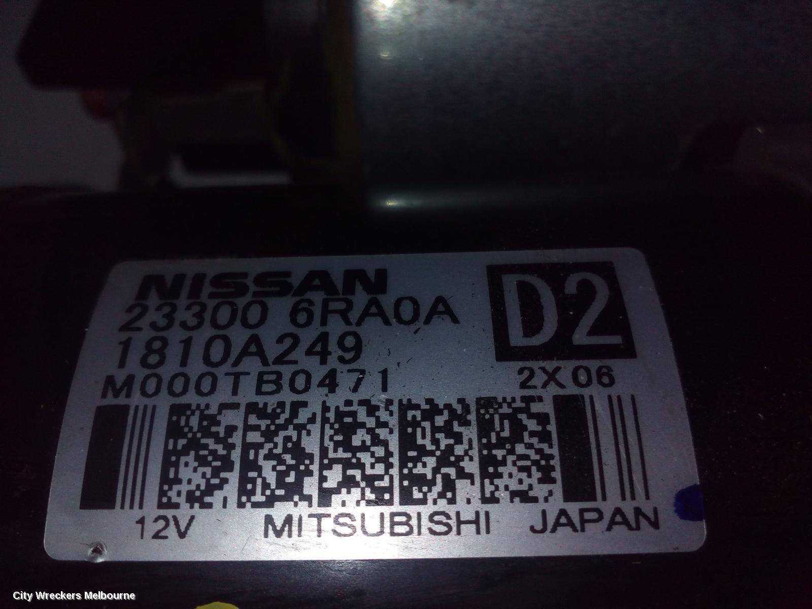 MITSUBISHI OUTLANDER STARTER, PETROL, 2.5, 1.4KW, ZM, 08/2021 ONWARDS