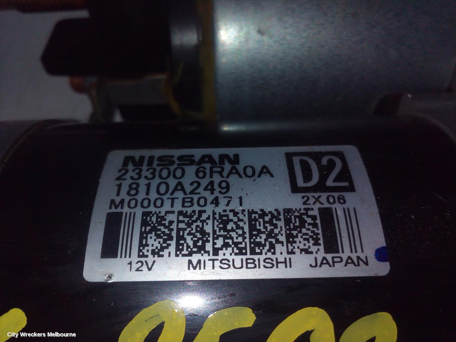 MITSUBISHI OUTLANDER STARTER, PETROL, 2.5, 1.4KW, ZM, 08/2021 ONWARDS