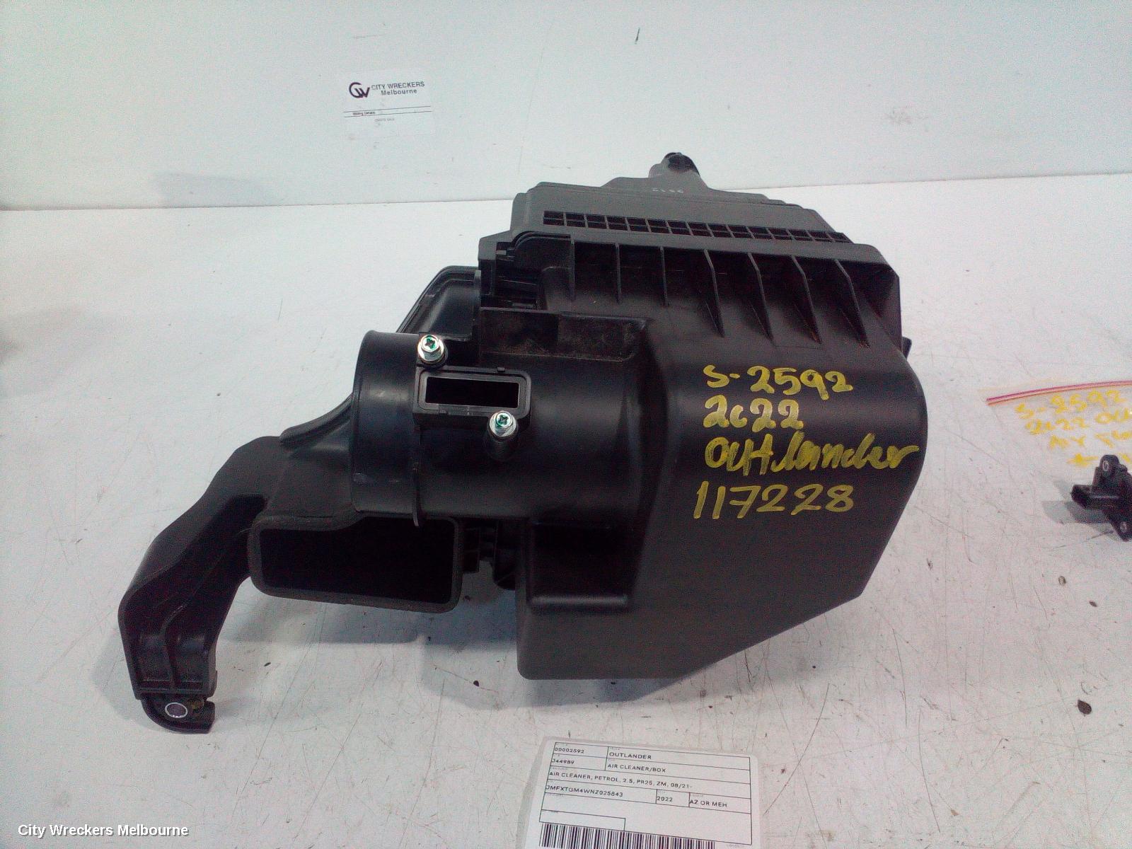 MITSUBISHI OUTLANDER AIR CLEANER/BOX, AIR CLEANER, PETROL, 2.5, PR25, ZM, 08/2021 ONWARDS