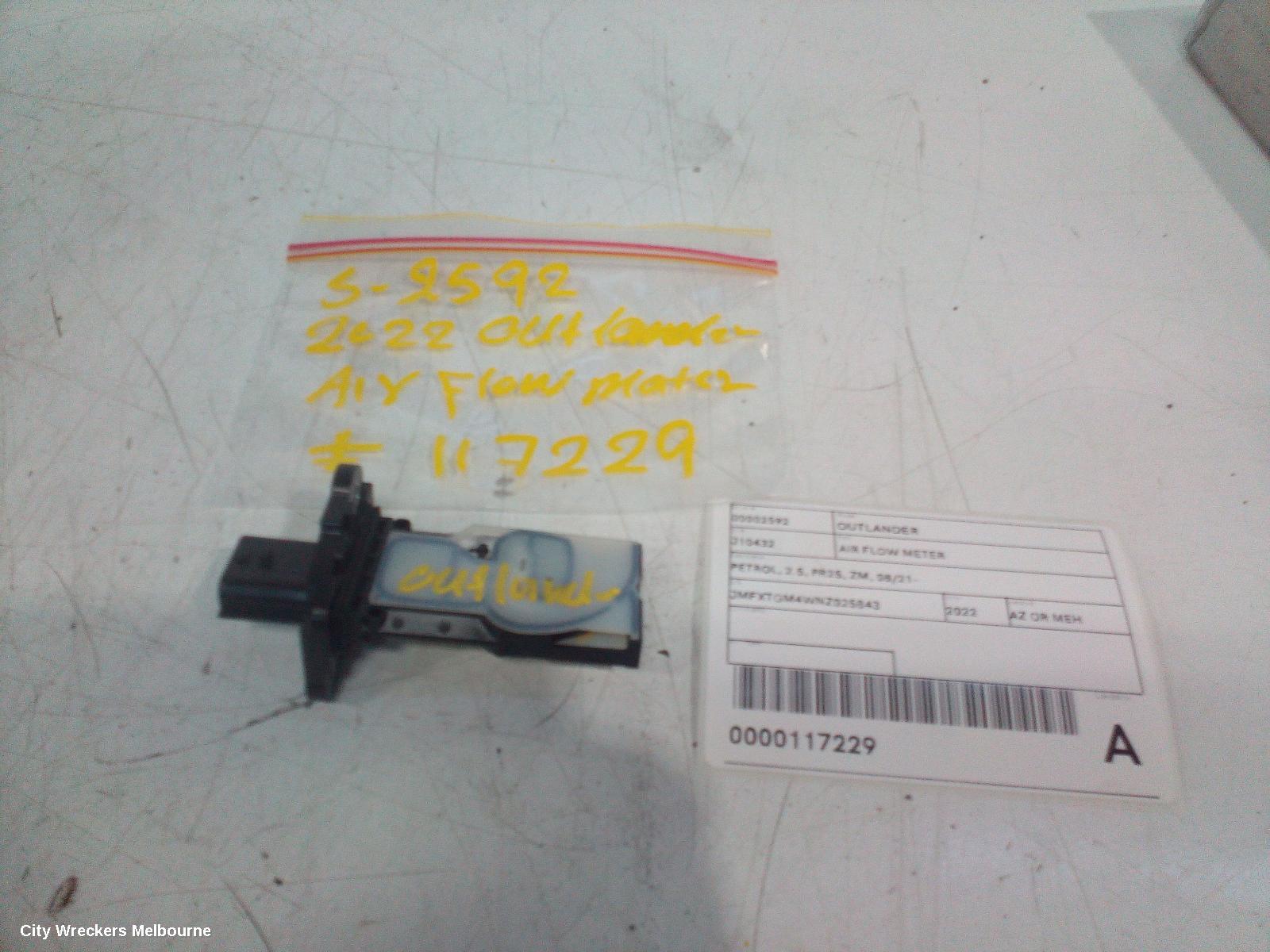 MITSUBISHI OUTLANDER AIR FLOW METER, PETROL, 2.5, PR25, ZM, 08/2021 ONWARDS