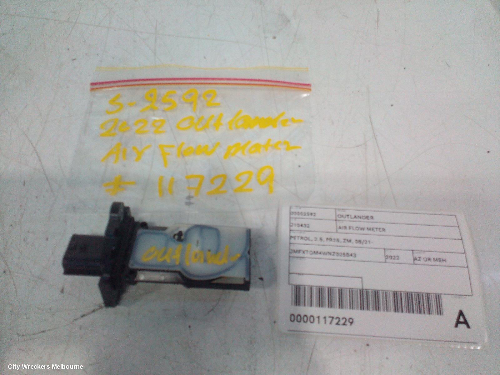 MITSUBISHI OUTLANDER AIR FLOW METER, PETROL, 2.5, PR25, ZM, 08/2021 ONWARDS