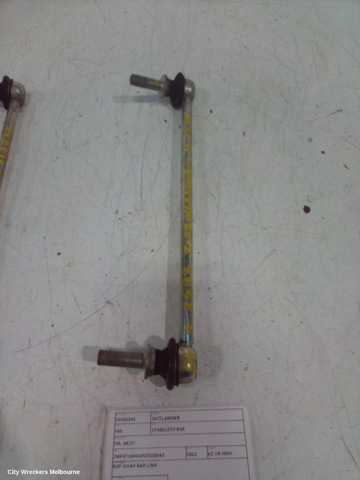 MITSUBISHI OUTLANDER STABILISER BAR, ZM, FRONT SWAY BAR LINK (RH SIDE), 08/2021 ONWARDS