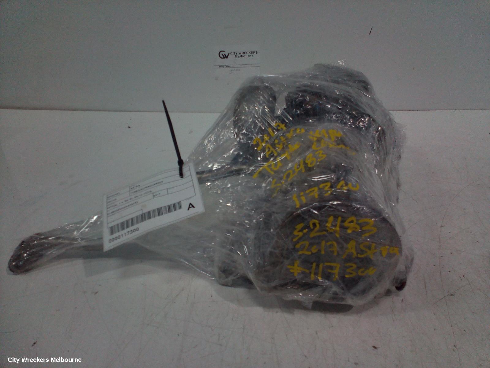 HOLDEN ASTRA TURBO SUPERCHARGER, PETROL, 1.4, BK-BL, 09/2016 - 12/2020