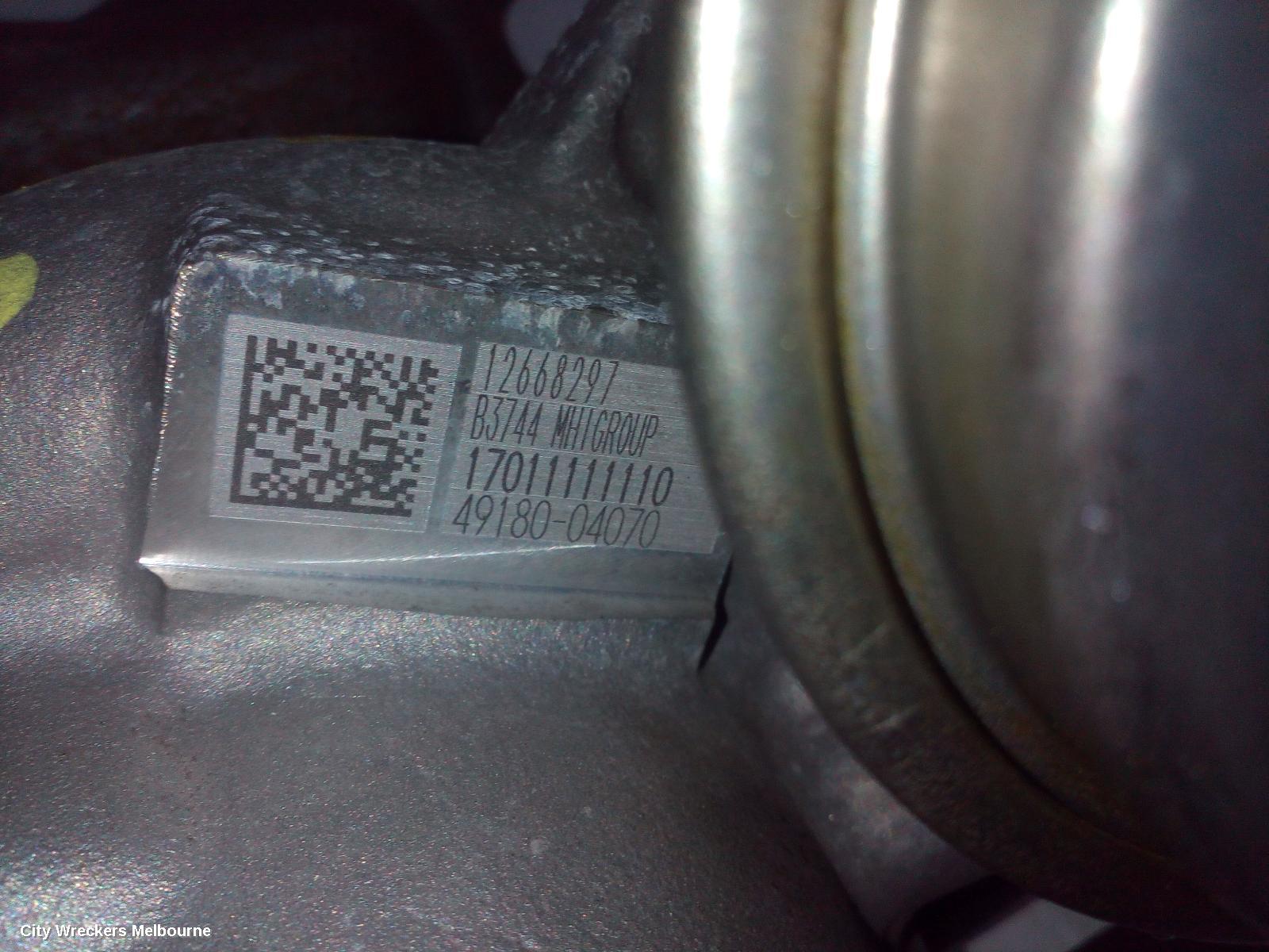 HOLDEN ASTRA TURBO SUPERCHARGER, PETROL, 1.4, BK-BL, 09/2016 - 12/2020