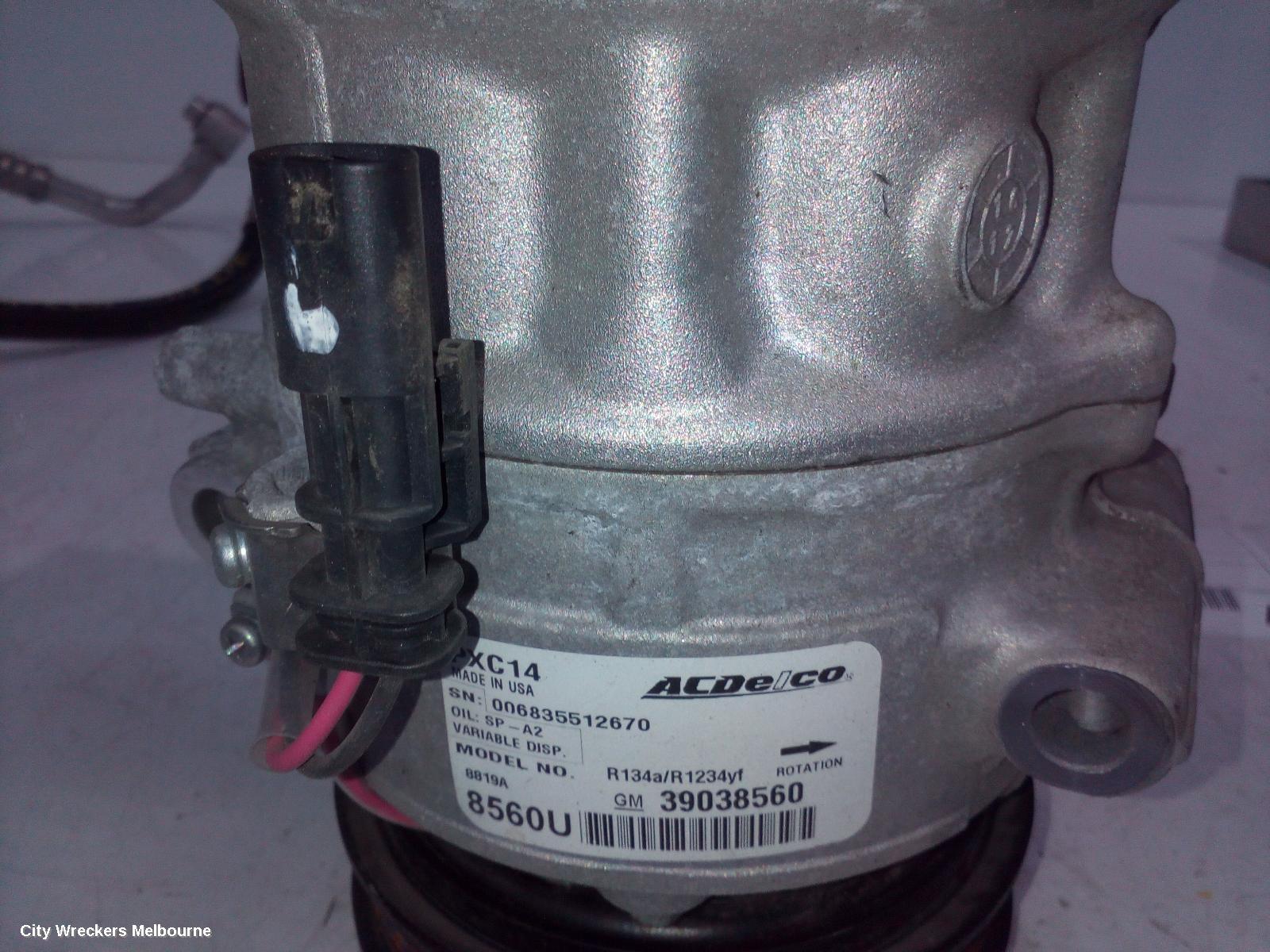 HOLDEN ASTRA A/C COMPRESSOR, BK-BL, 1.4, PETROL, 09/2016 - 12/2020