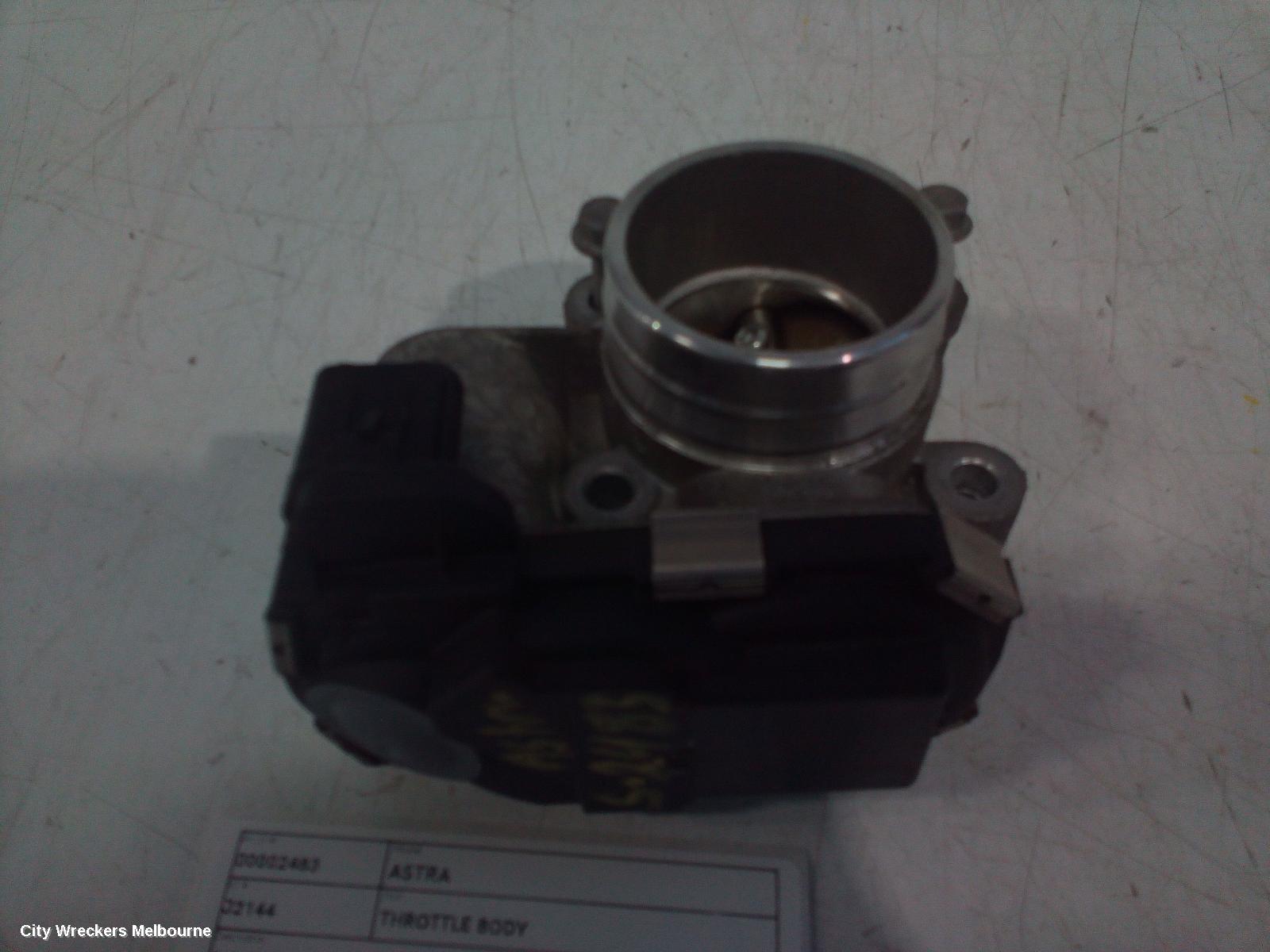 HOLDEN ASTRA THROTTLE BODY, 1.4, PETROL, BK-BL, 09/2016 - 12/2020
