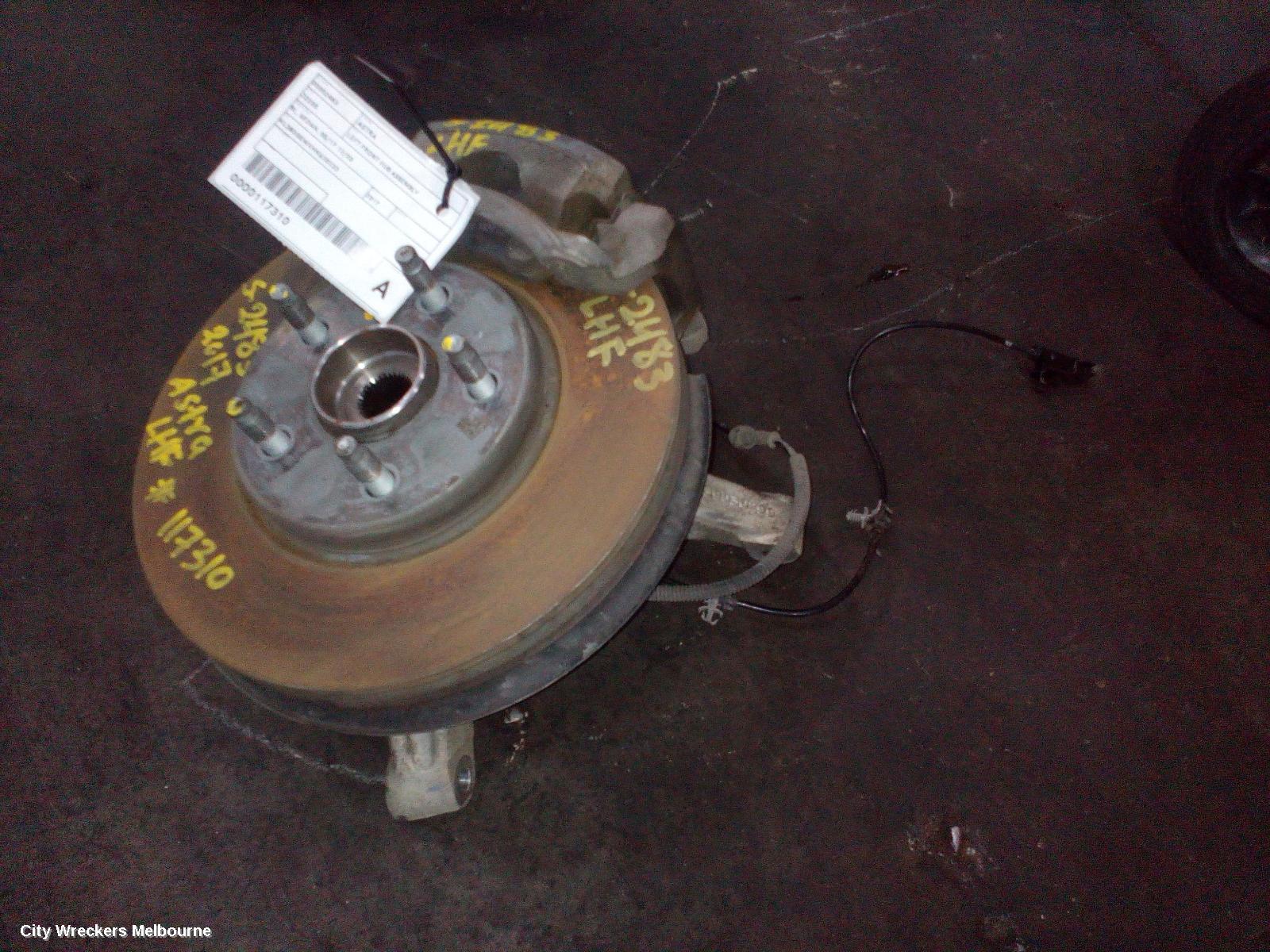 HOLDEN ASTRA LEFT FRONT HUB ASSEMBLY, BL, SEDAN, 05/2017 - 12/2020