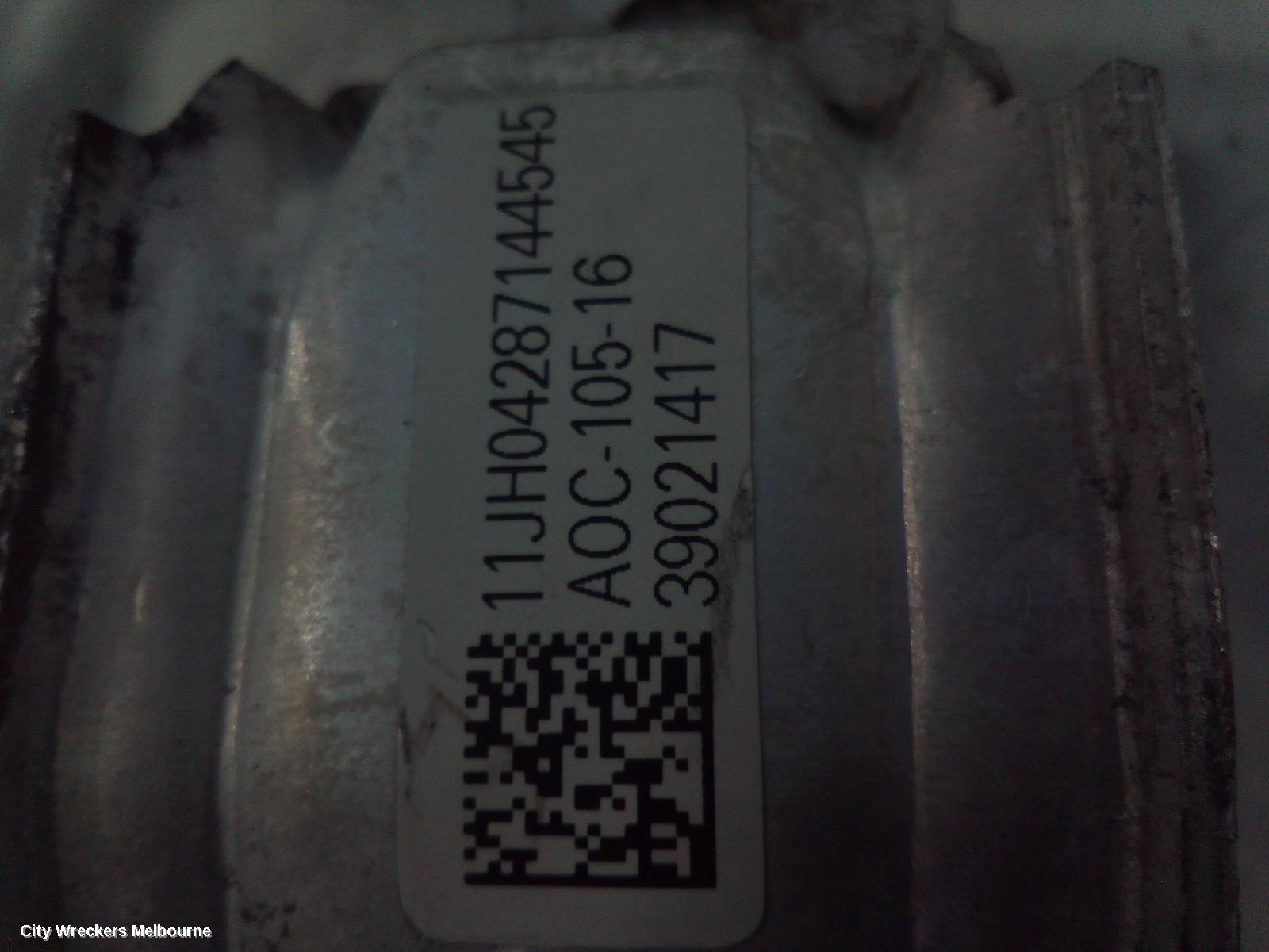 HOLDEN ASTRA COOLER, BL, SEDAN, 05/2017 - 12/2020