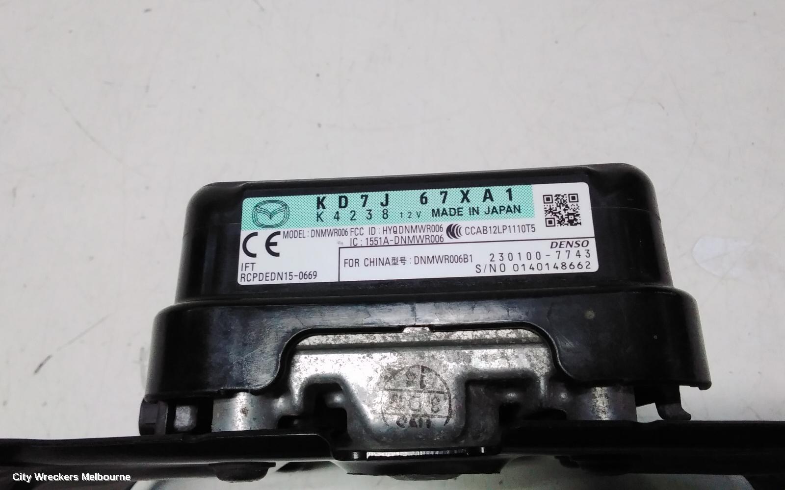 MAZDA CX8, KG, 05/2018 - 12/2023, KD7J 67XA1  // 230100-7743: 117332