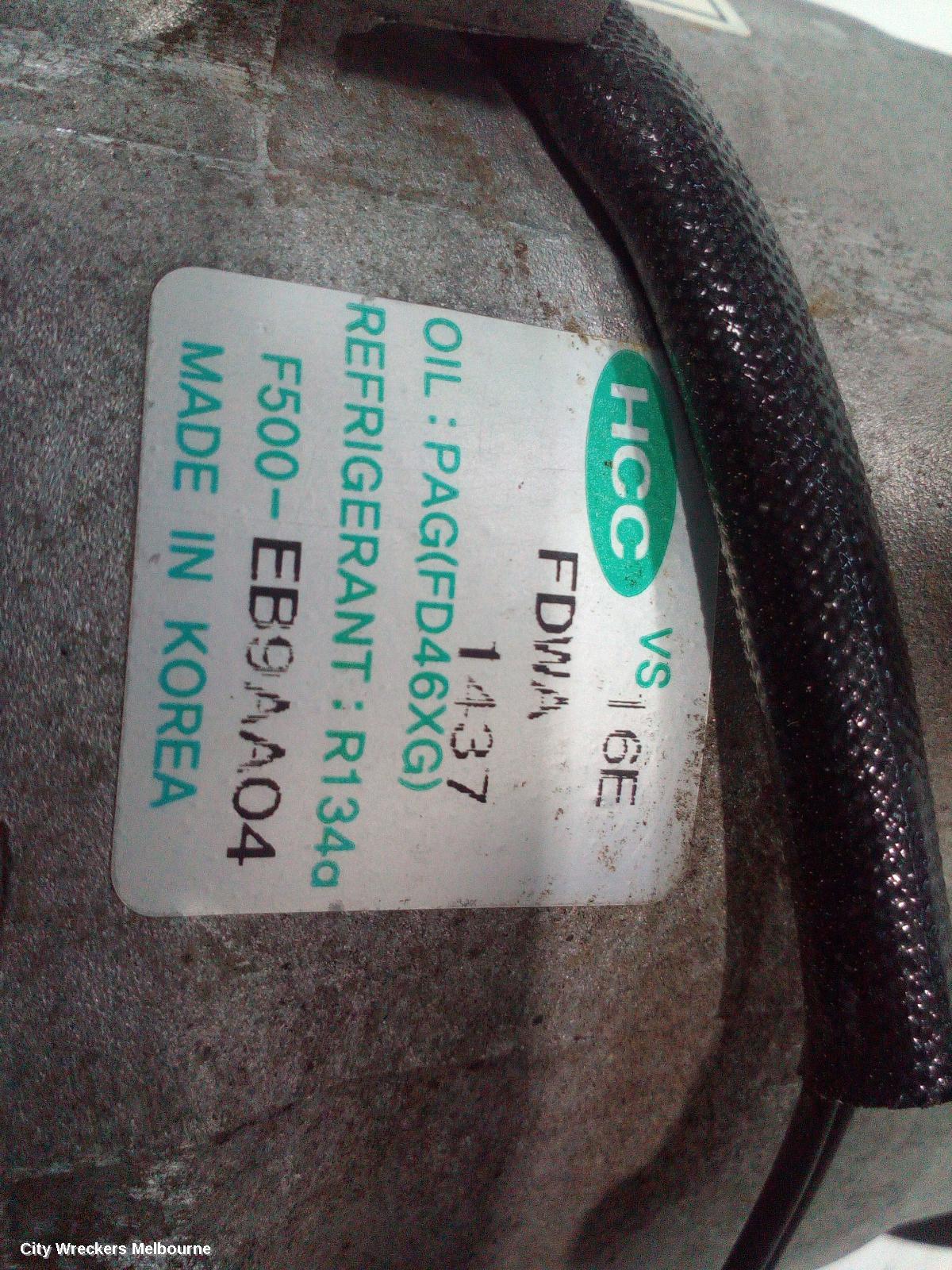 HYUNDAI I45 A/C COMPRESSOR, YF, 2.4, G4KJ, PETROL, 02/2010 - 04/2014
