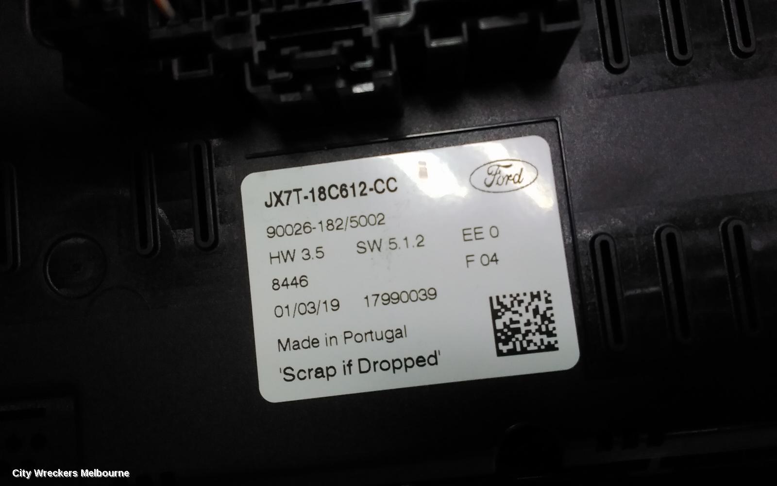 FORD FOCUS HEATER/AC CONTROLS, SA, 10/2018 - 12/2024