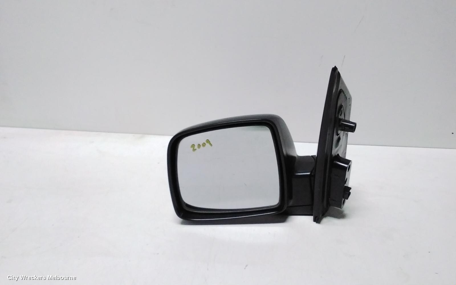 HYUNDAI ILOAD/IMAX LEFT DOOR MIRROR, TQ, MANUAL FOLDING TYPE, BLACK, 11/2007 - 03/2021