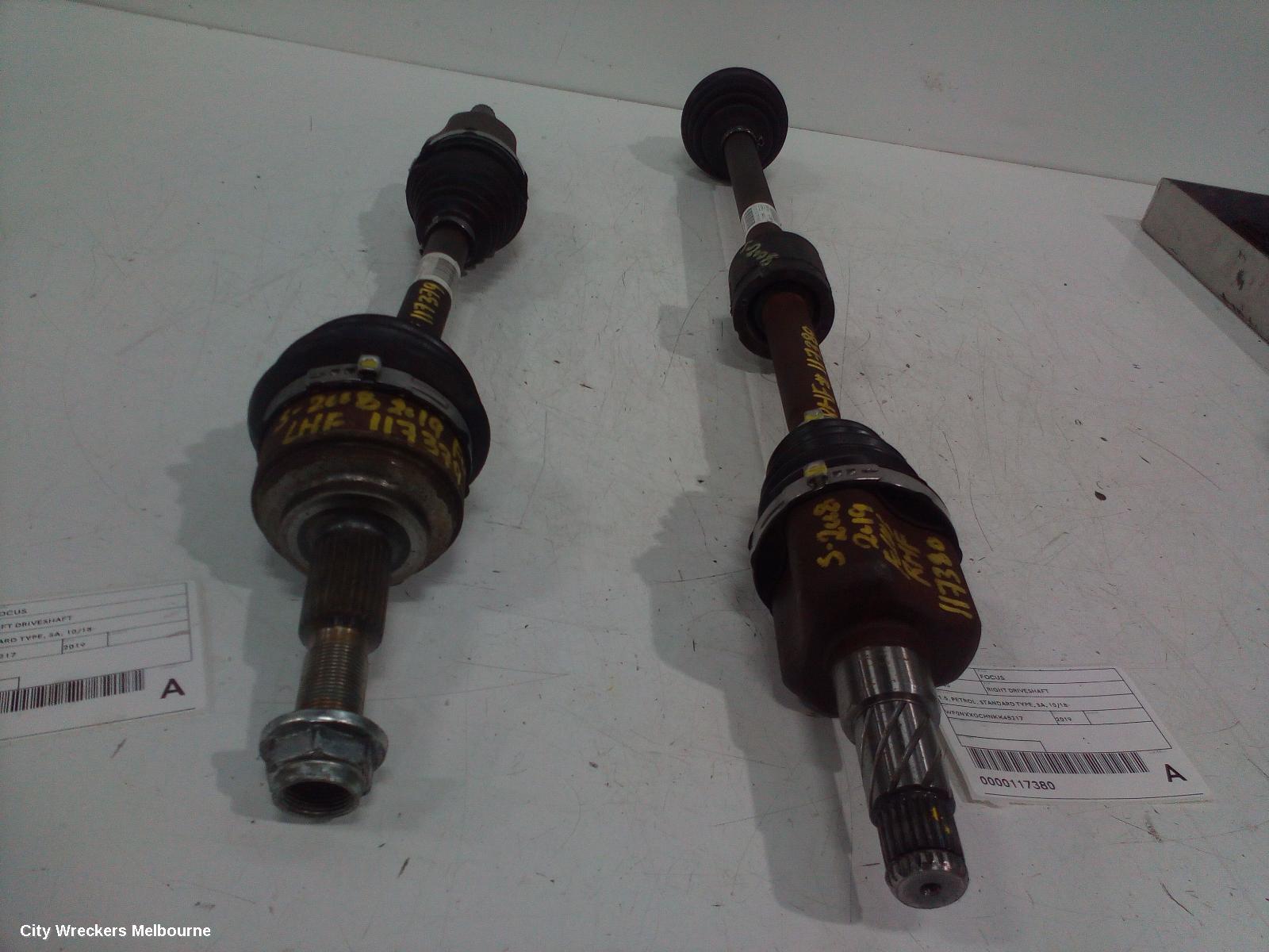 FORD FOCUS LEFT DRIVESHAFT, 1.5, PETROL, STANDARD TYPE, SA, 10/2018 ONWARDS
