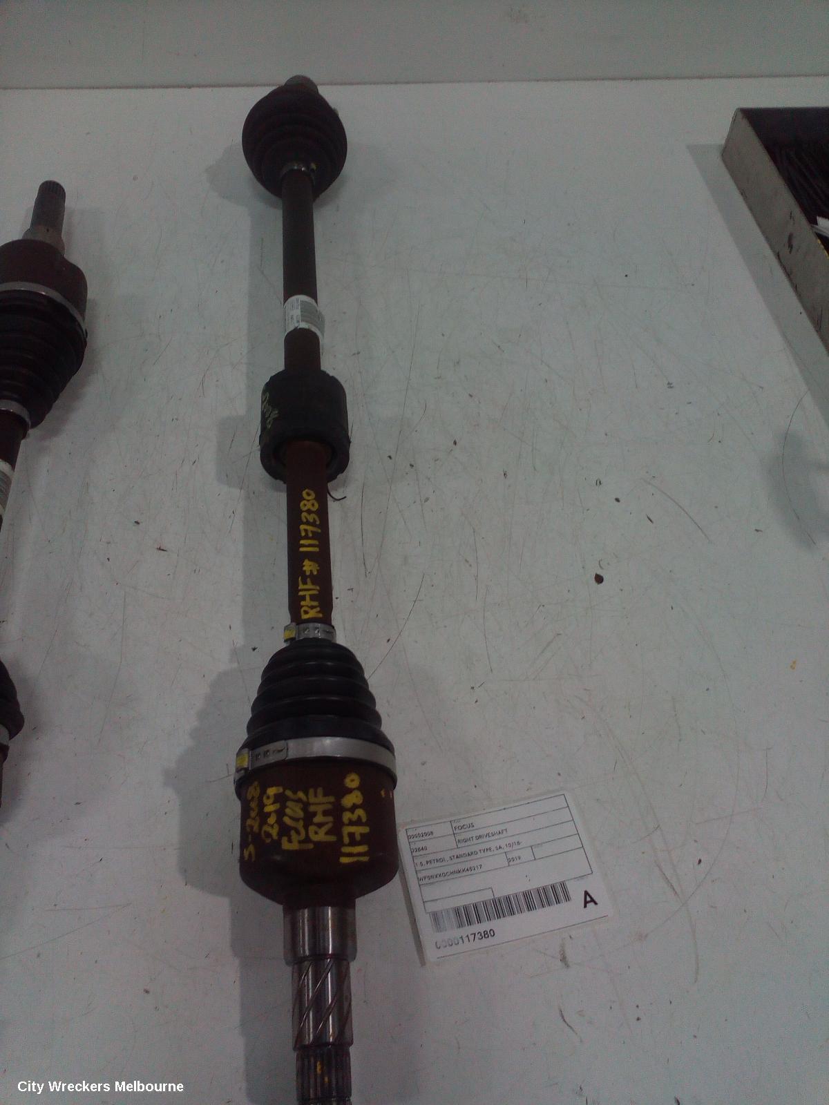FORD FOCUS RIGHT DRIVESHAFT, 1.5, PETROL, STANDARD TYPE, SA, 10/2018 ONWARDS