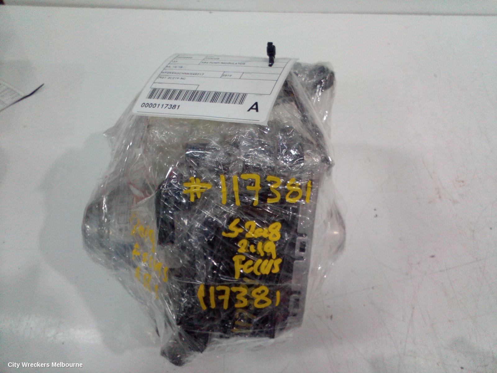 FORD FOCUS ABS PUMP/MODULATOR, SA, 10/2018 - 12/2024