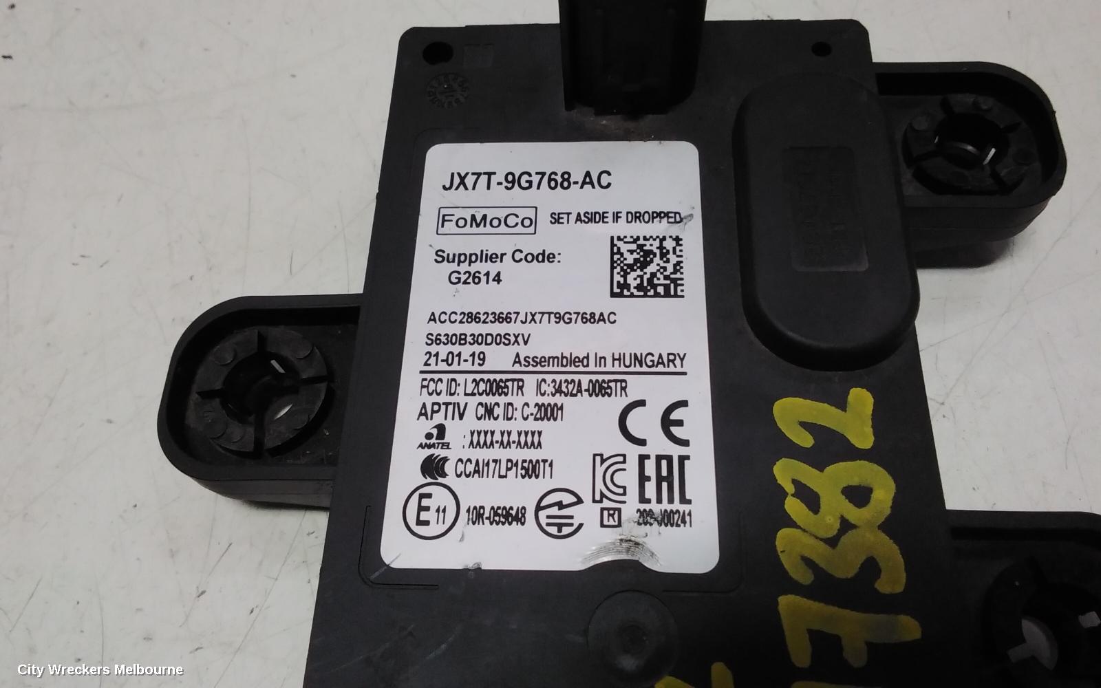 FORD FOCUS, SA, 10/2018 - 12/2024, ADAPTIVE CRUISE CONTROL MODULE JX7T-9G768-AC 2018-2020: 117382