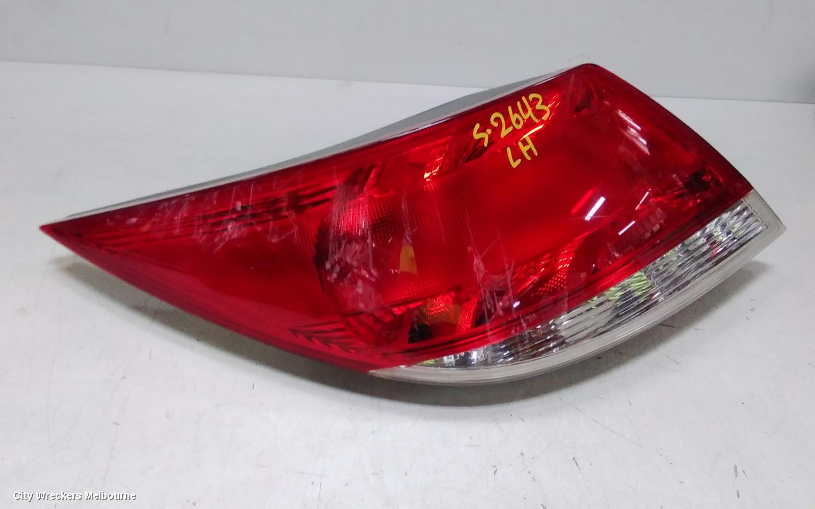 HOLDEN ASTRA LEFT TAILLIGHT, AH, CABRIO, 11/2006 - 08/2009