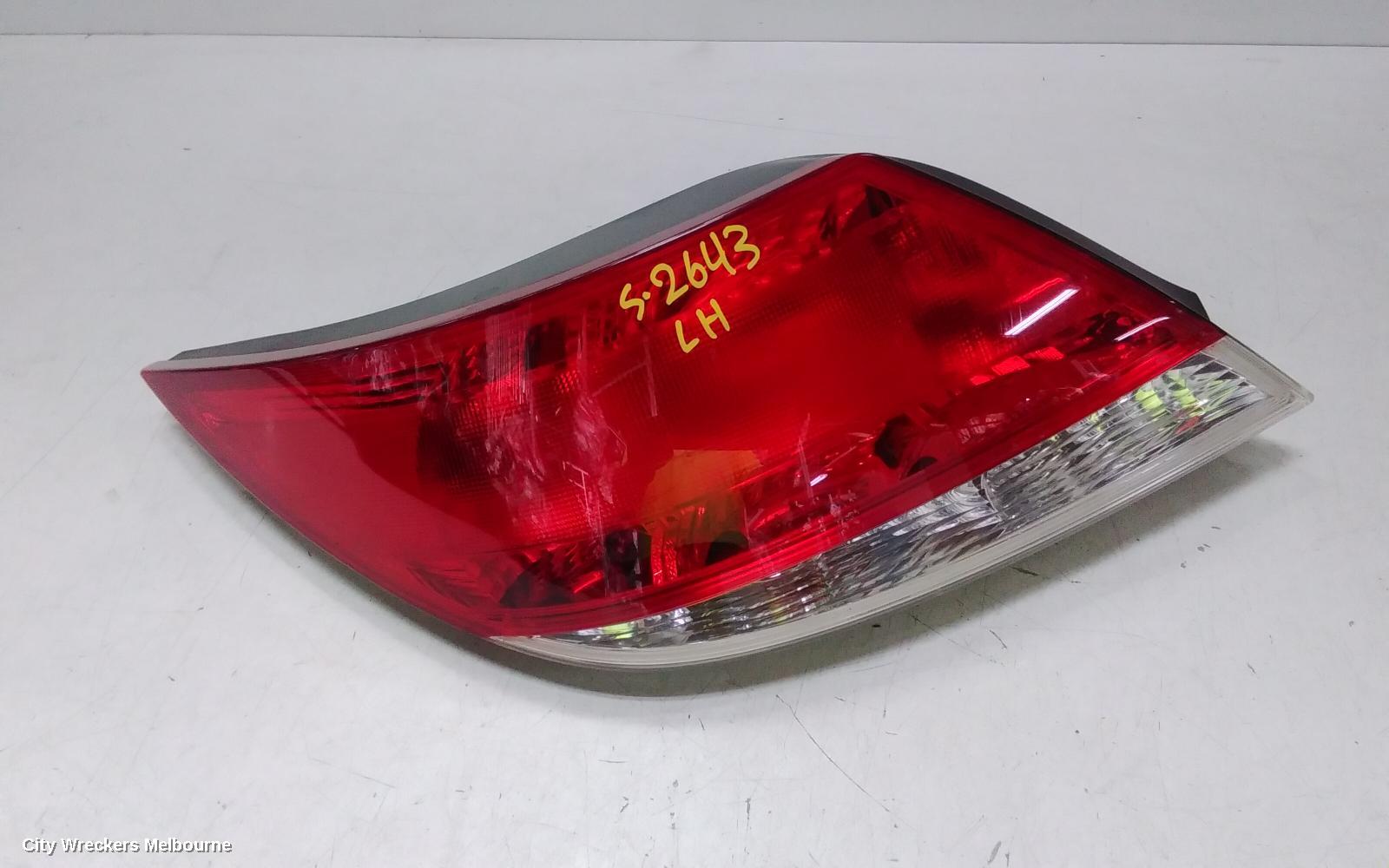 HOLDEN ASTRA LEFT TAILLIGHT, AH, CABRIO, 11/2006 - 08/2009