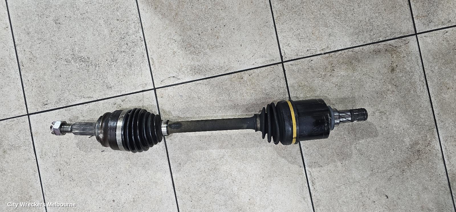 MITSUBISHI OUTLANDER LEFT DRIVESHAFT, FRONT, AUTO T/M TYPE, 2.4, 2WD/4WD, ZG-ZH, 11/2006 - 10/2012