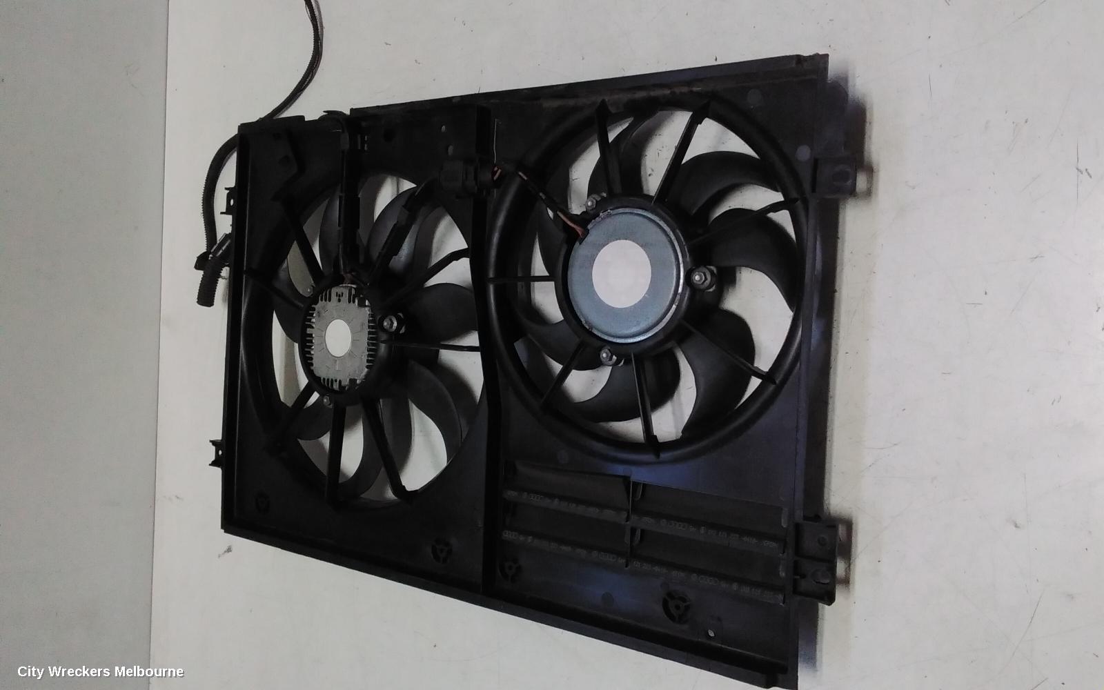 VOLKSWAGEN GOLF FAN, DUAL FAN ASSY, 1.6/2.0, DIESEL, CAYC/CBAB/CBBB/CBDB CODE, GEN 6, 10/2008 - 03/2013