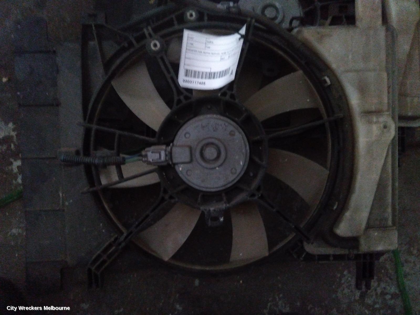 TOYOTA YARIS FAN, RADIATOR FAN, NCP9#-NCP13#, 10/2005 - 12/2019 (AUS ONLY)