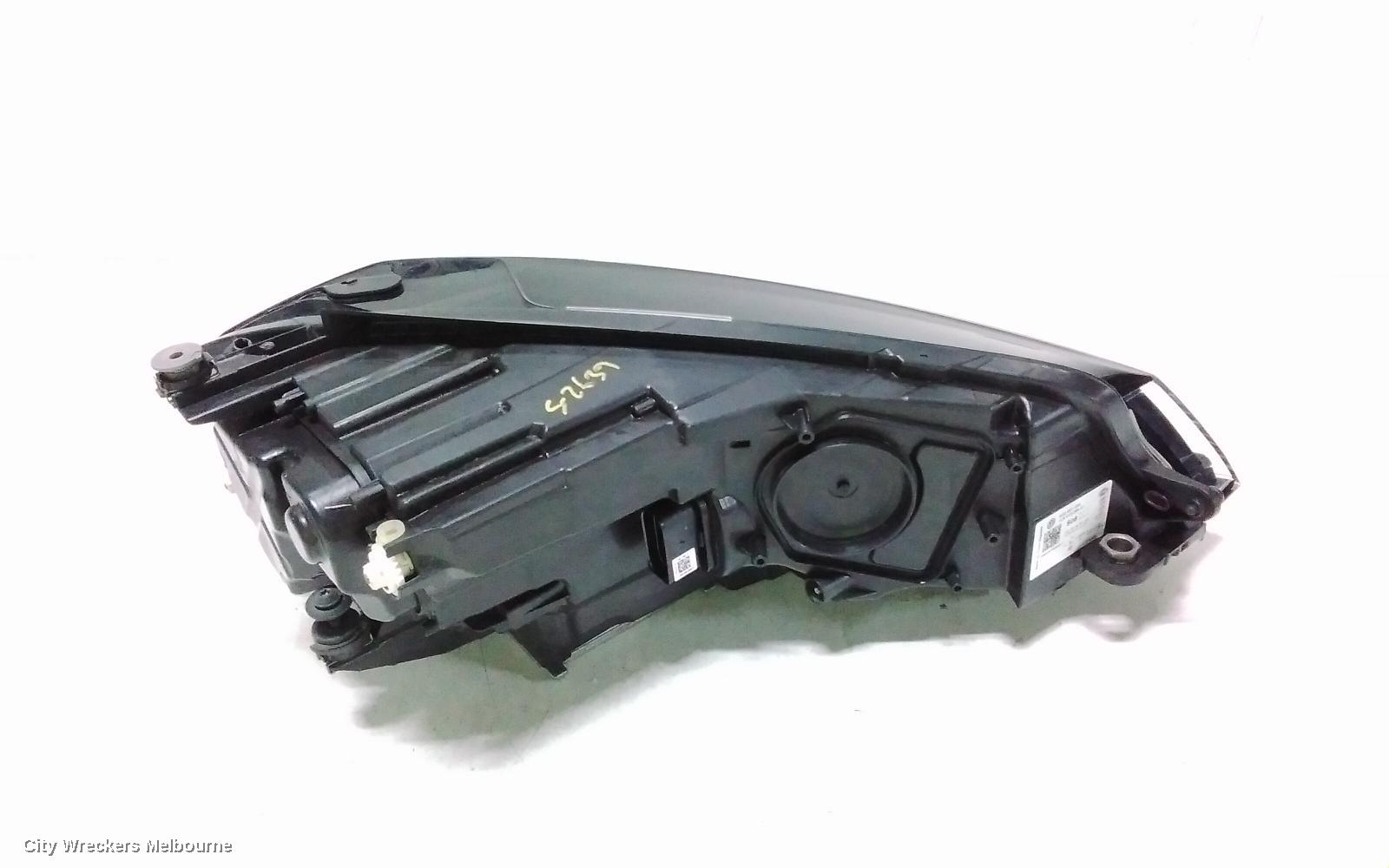 VOLKSWAGEN GOLF LEFT HEADLAMP, GEN 7, HIGHLINE/R LINE, LED TYPE, 03/2017 - 08/2020