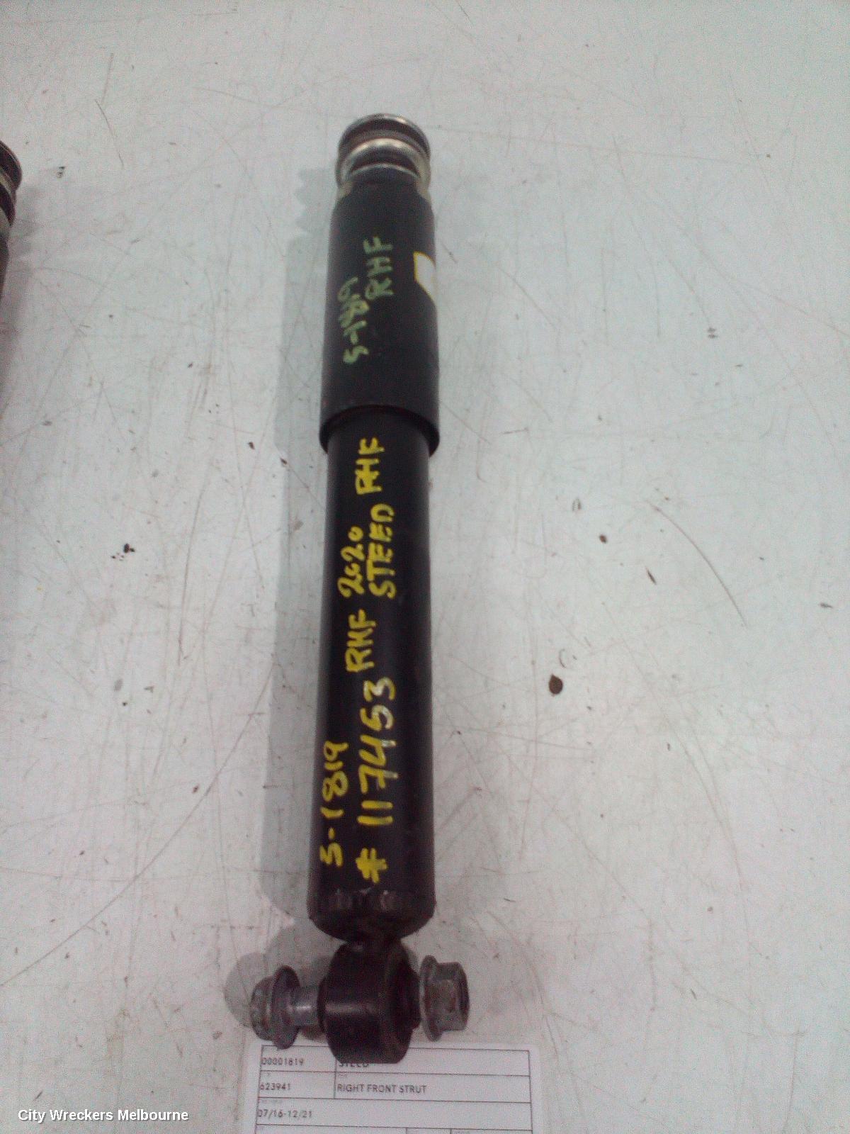 GREAT WALL STEED RIGHT FRONT STRUT, 07/2016 - 12/2021