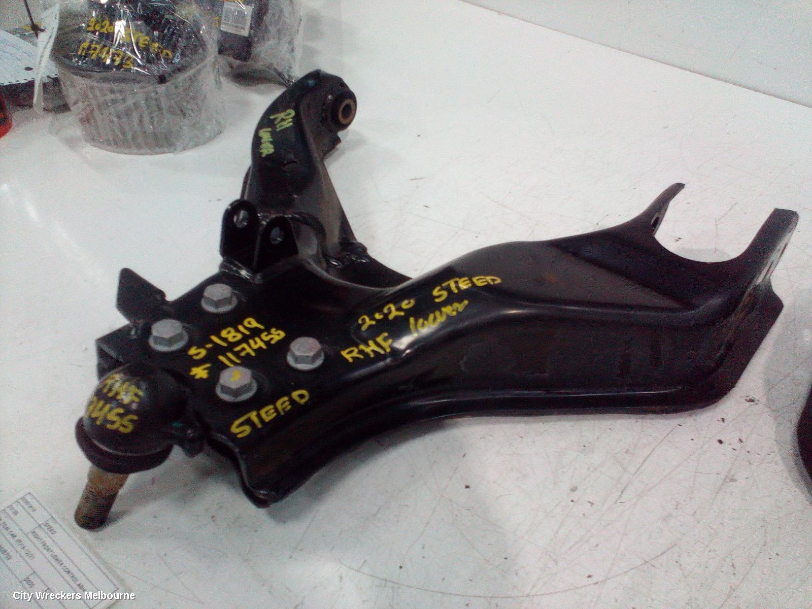 GREAT WALL STEED RIGHT FRONT LOWER CONTROL ARM, NBP, DUAL CAB, 07/2016 - 12/2021