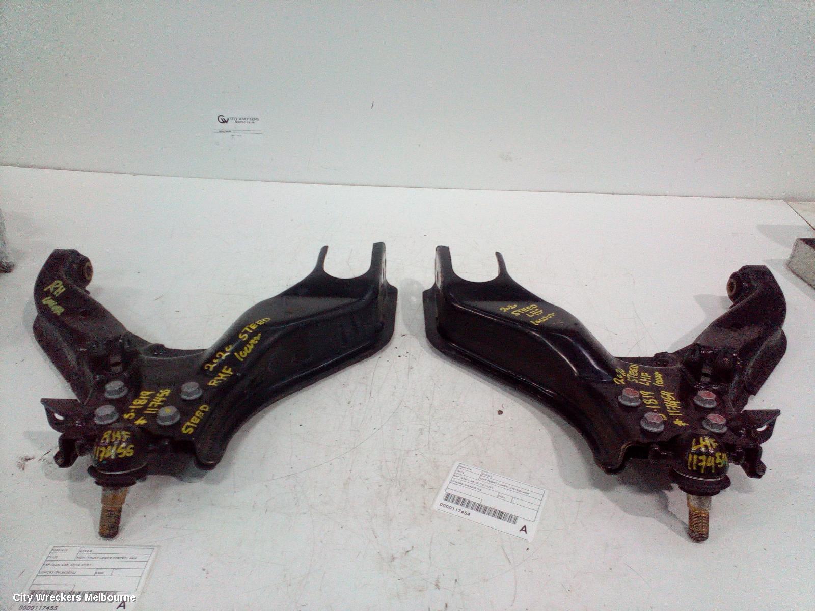 GREAT WALL STEED RIGHT FRONT LOWER CONTROL ARM, NBP, DUAL CAB, 07/2016 - 12/2021
