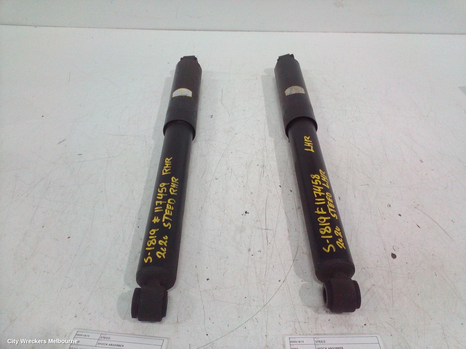 GREAT WALL STEED SHOCK ABSORBER, REAR, LH SIDE, 2WD, 07/2016 - 12/2021