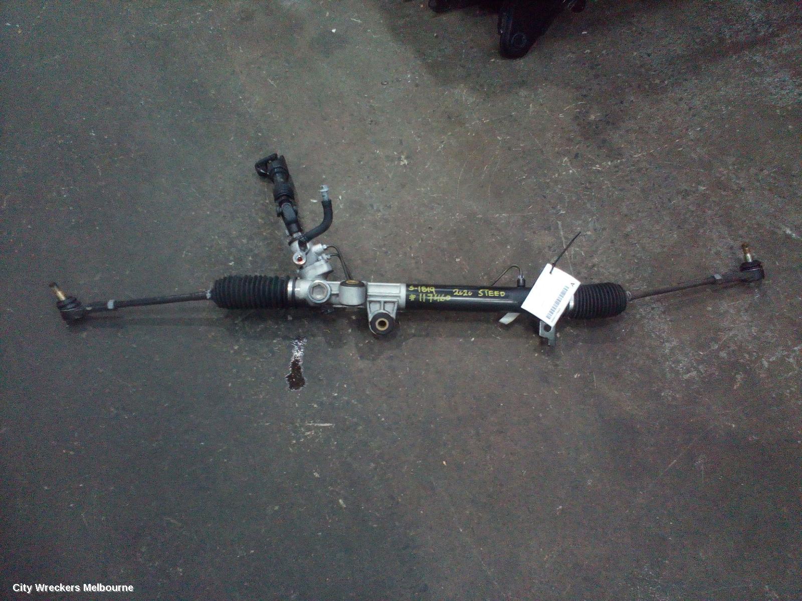 GREAT WALL STEED STEERING BOX/RACK, PETROL, 2.4, NBP, 07/2016 - 12/2021