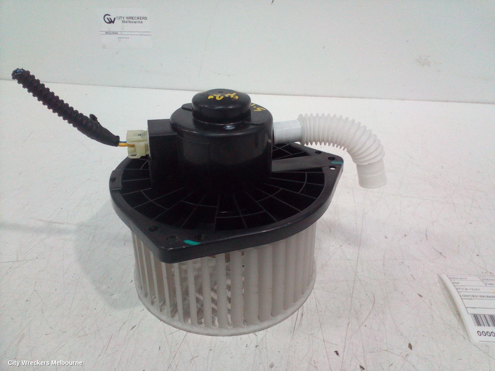 GREAT WALL STEED HEATER FAN MOTOR, K2/NBP, 07/2016 - 12/2021