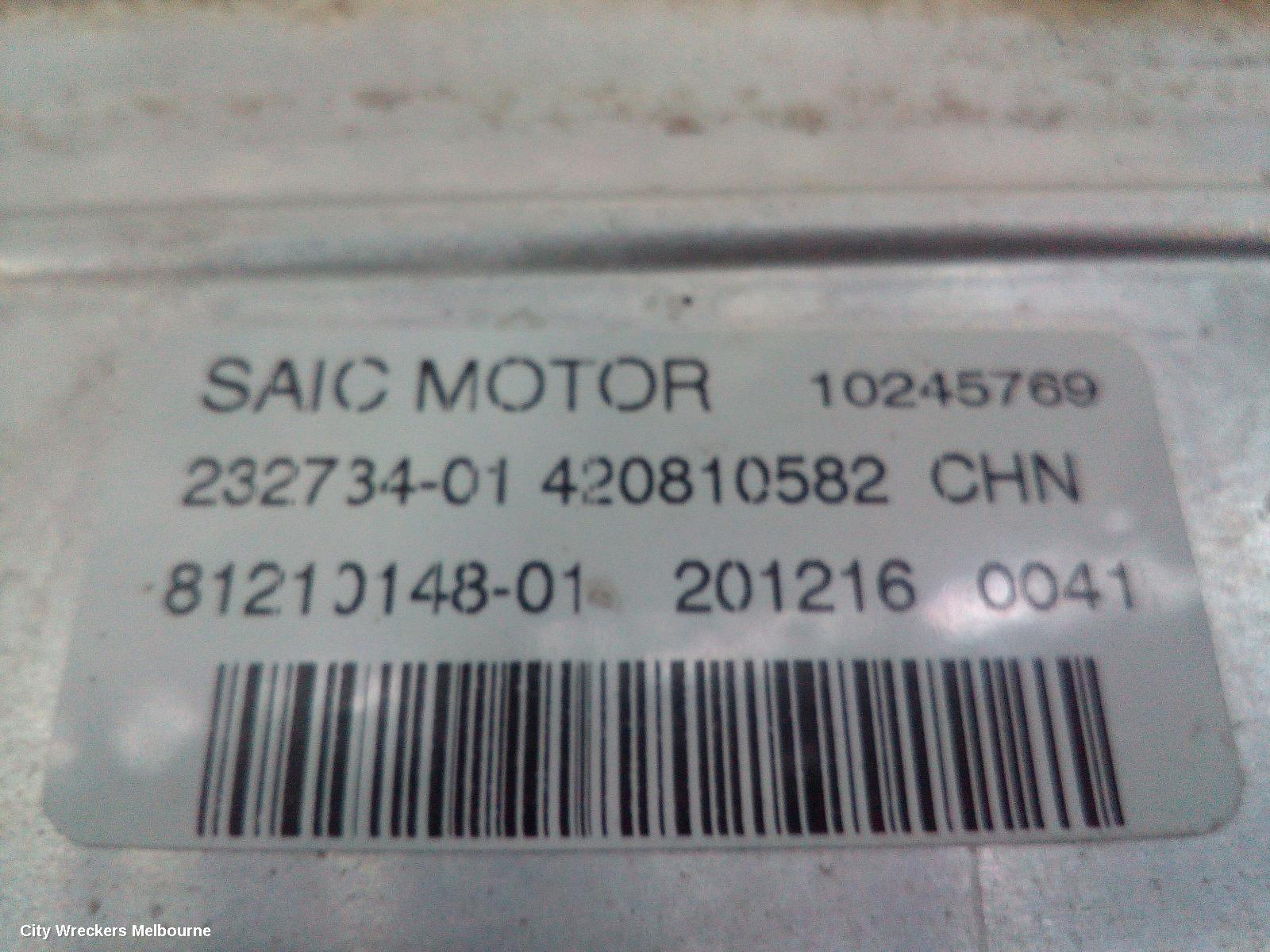 MG ZS INTERCOOLER, PETROL, 1.0, TURBO, AZS1, 09/2017 ONWARDS