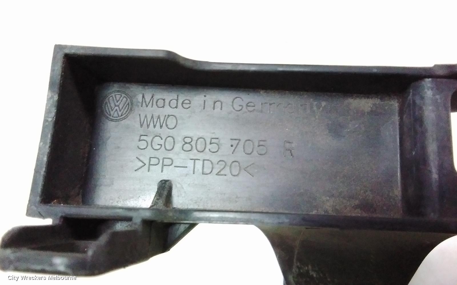 VOLKSWAGEN GOLF F/BAR REINFORC/BRACK, MAIN REINFORCEMENT, STANDARD/COMFORTLINE/TRENDLINE/HIGHLINE, GEN 7, 12/2012 - 08/2020