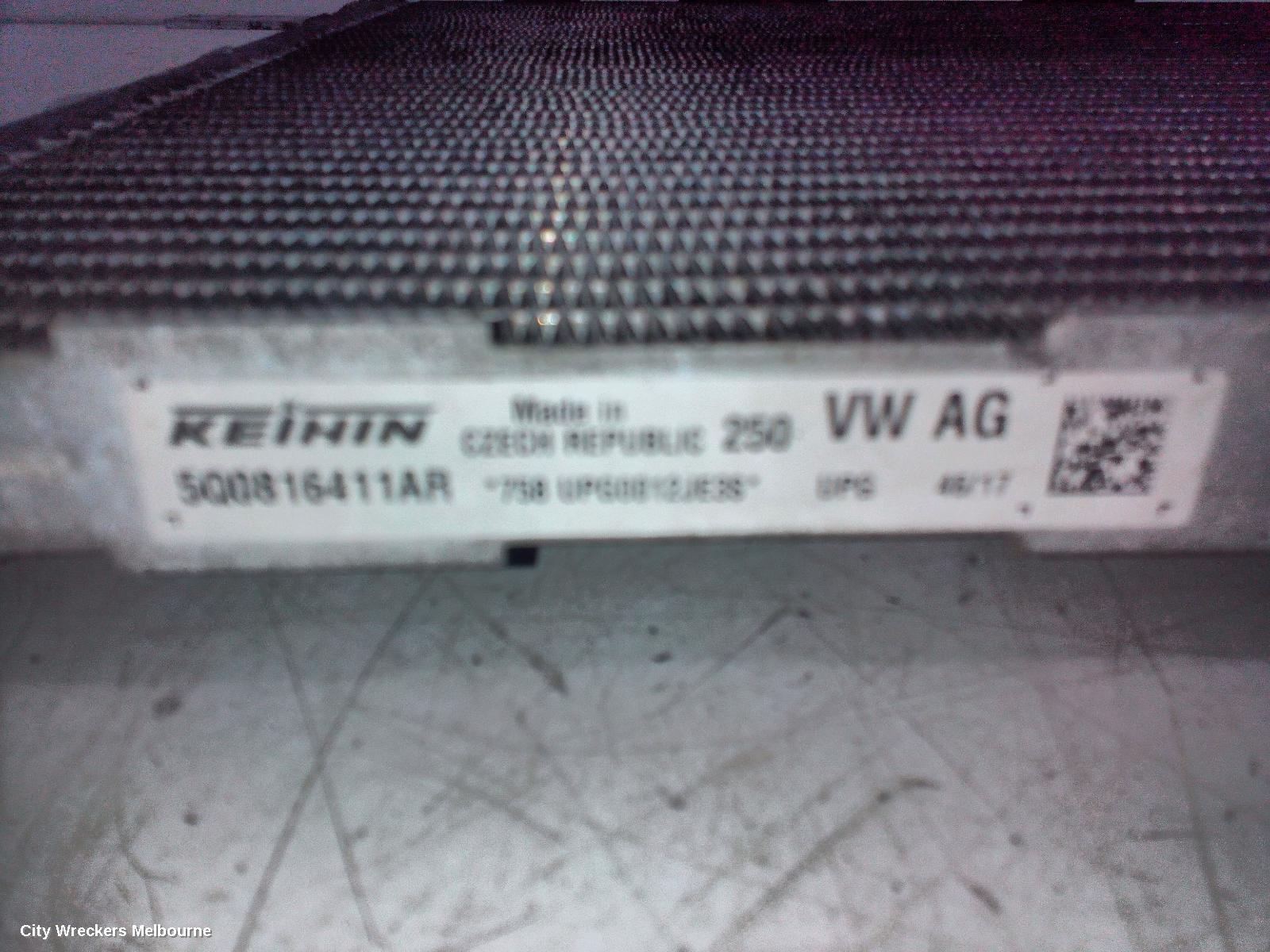 VOLKSWAGEN GOLF A/C CONDENSER, GEN 7, EXCLUDING R TYPE, 12/2012 - 08/2020