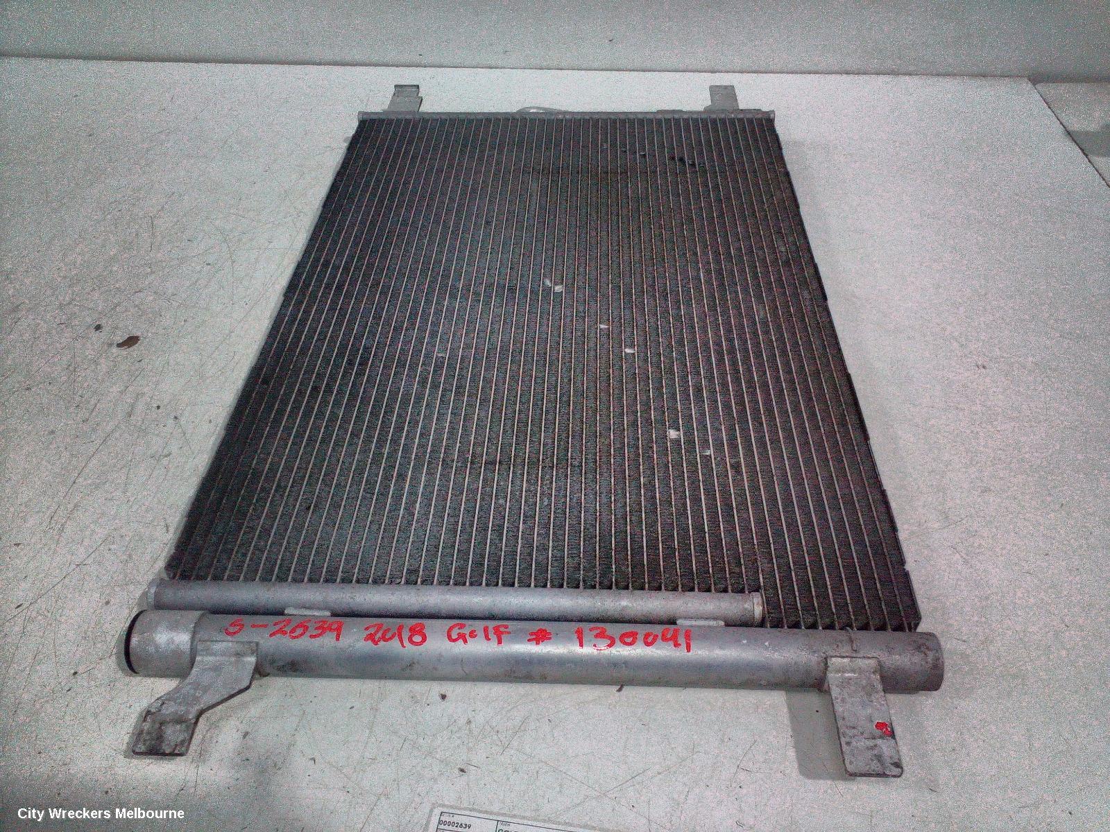 VOLKSWAGEN GOLF A/C CONDENSER, GEN 7, EXCLUDING R TYPE, 12/2012 - 08/2020