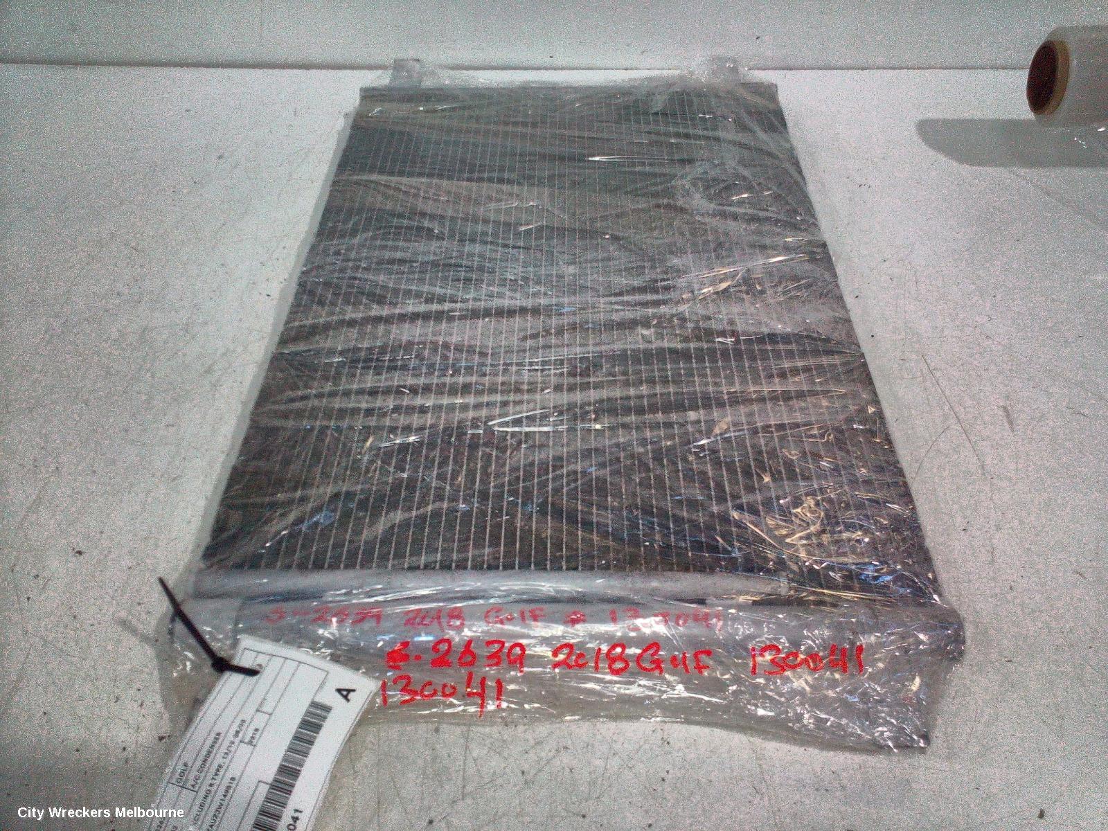 VOLKSWAGEN GOLF A/C CONDENSER, GEN 7, EXCLUDING R TYPE, 12/2012 - 08/2020