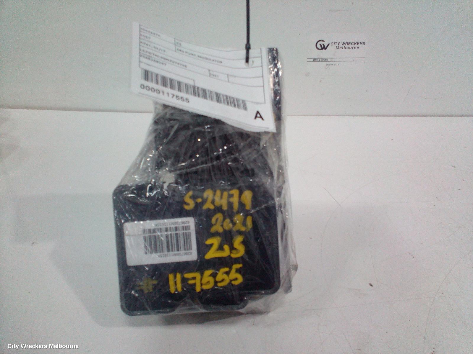 MG ZS ABS PUMP/MODULATOR, AZS1, 09/2017 - 06/2025