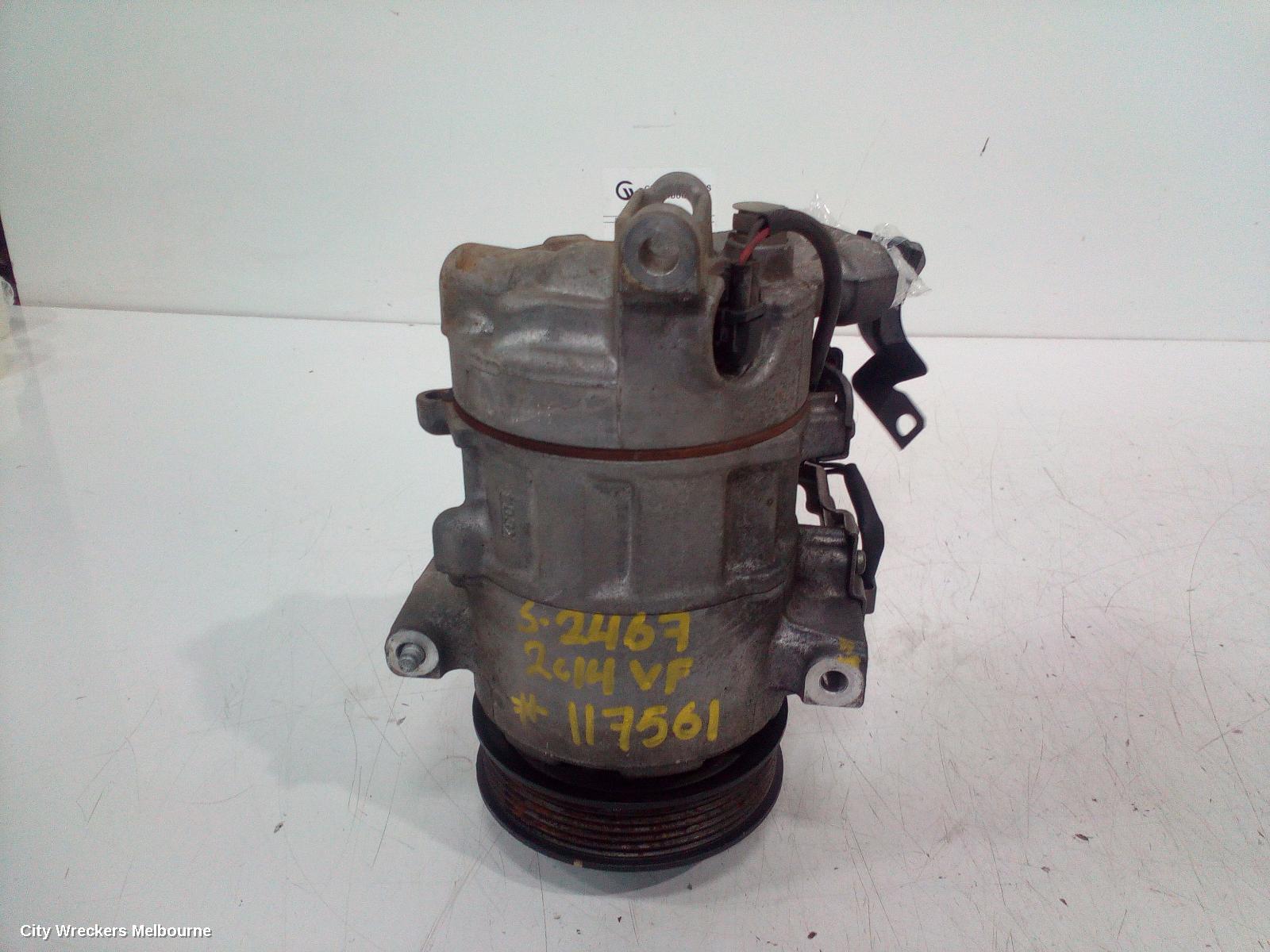 HOLDEN COMMODORE A/C COMPRESSOR, VF, 3.6, 05/2013 - 12/2017