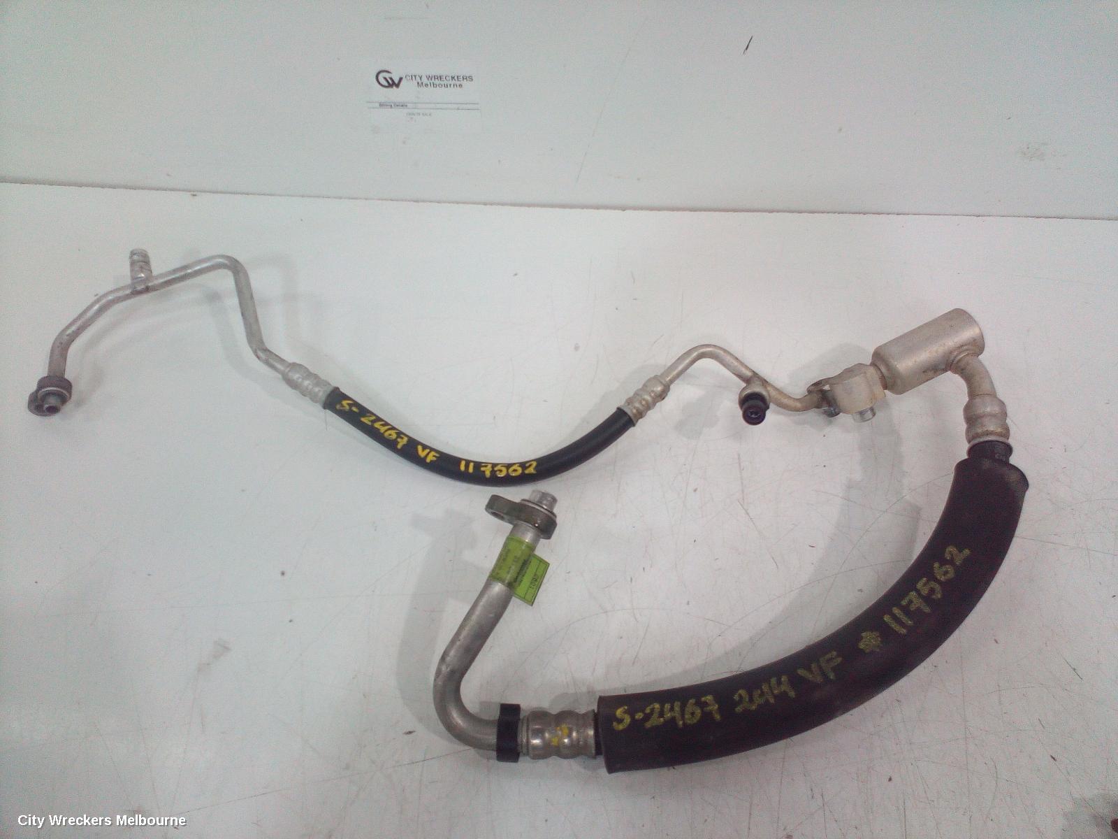 HOLDEN COMMODORE A/C HOSES, PETROL, 3.6, LFX, COMPRESSOR TO CONDENSER, VF, 05/2013 - 12/2017