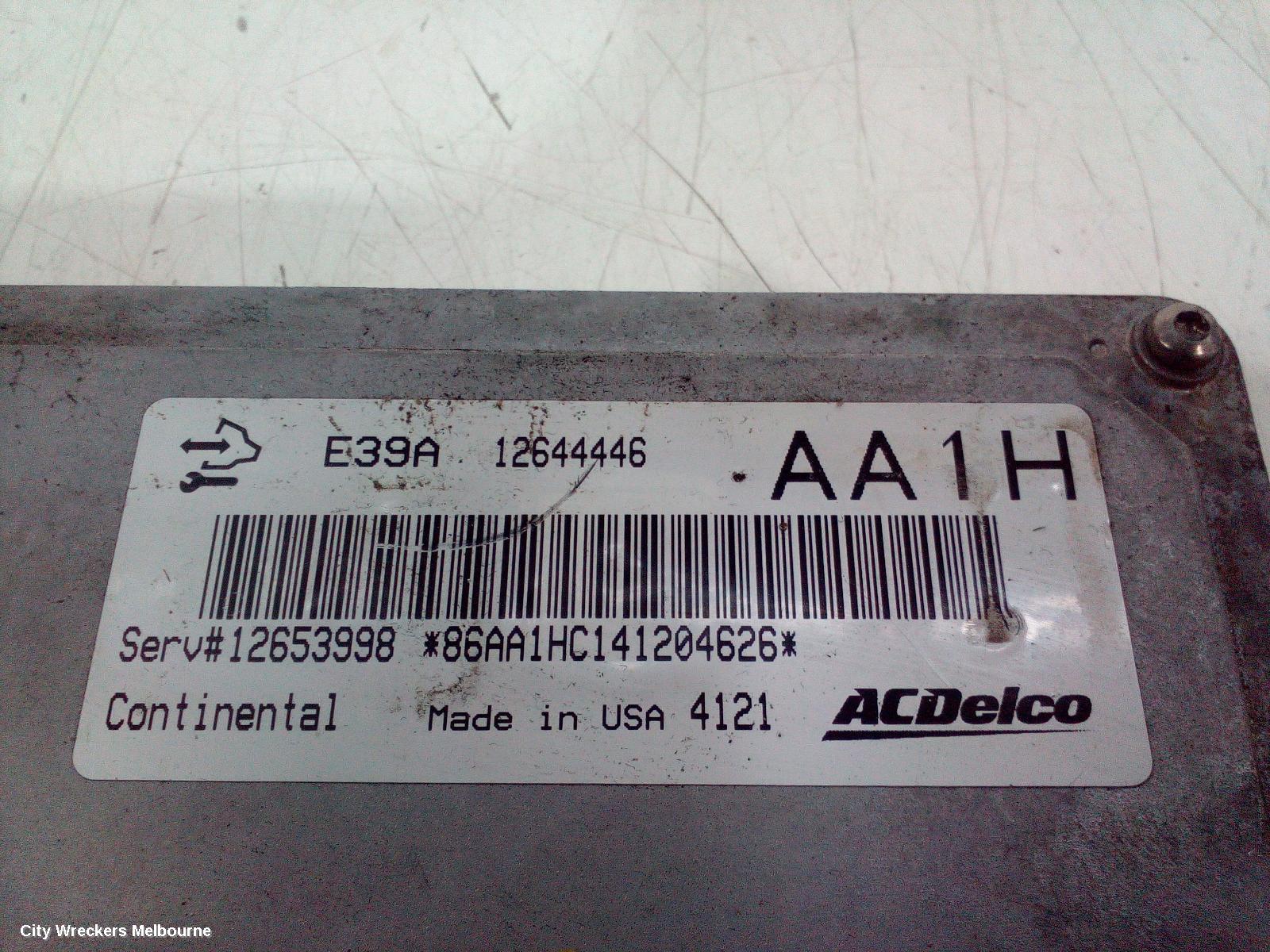 HOLDEN COMMODORE ECU, ENGINE ECU, V6, ECU ONLY, VF, 05/2013 - 12/2017