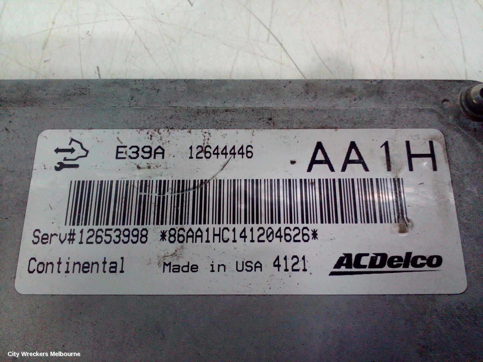 HOLDEN COMMODORE ECU, ENGINE ECU, V6, ECU ONLY, VF, 05/2013 - 12/2017