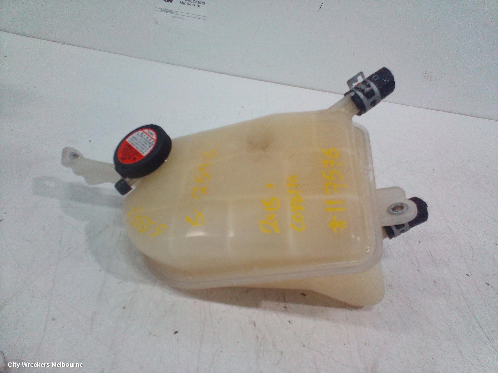 TOYOTA COROLLA OVERFLOW BOTTLE, ZRE182R, 10/2012 - 06/2018